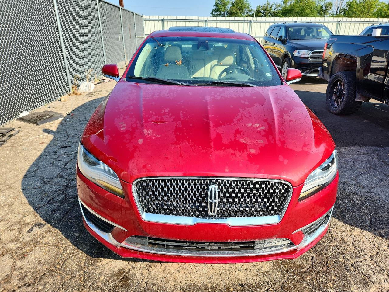 2019 Lincoln Mkz Reserve I Красный vin: 3LN6L5D90KR627237