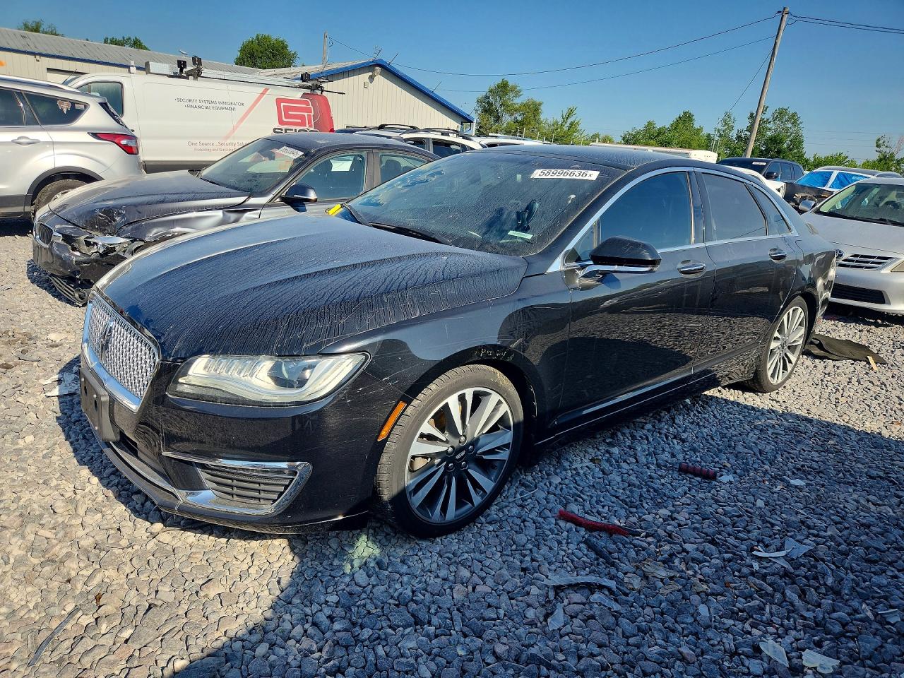 2017 Lincoln Mkz Select Black vin: 3LN6L5D91HR610732