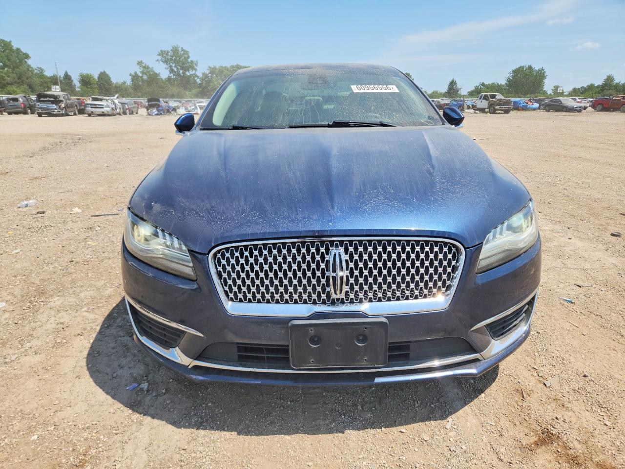 2017 Lincoln Mkz Select Синий vin: 3LN6L5D92HR600209