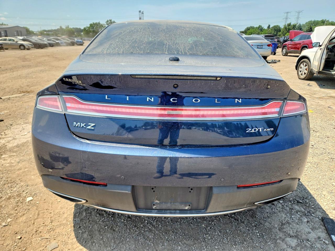 2017 Lincoln Mkz Select Синий vin: 3LN6L5D92HR600209