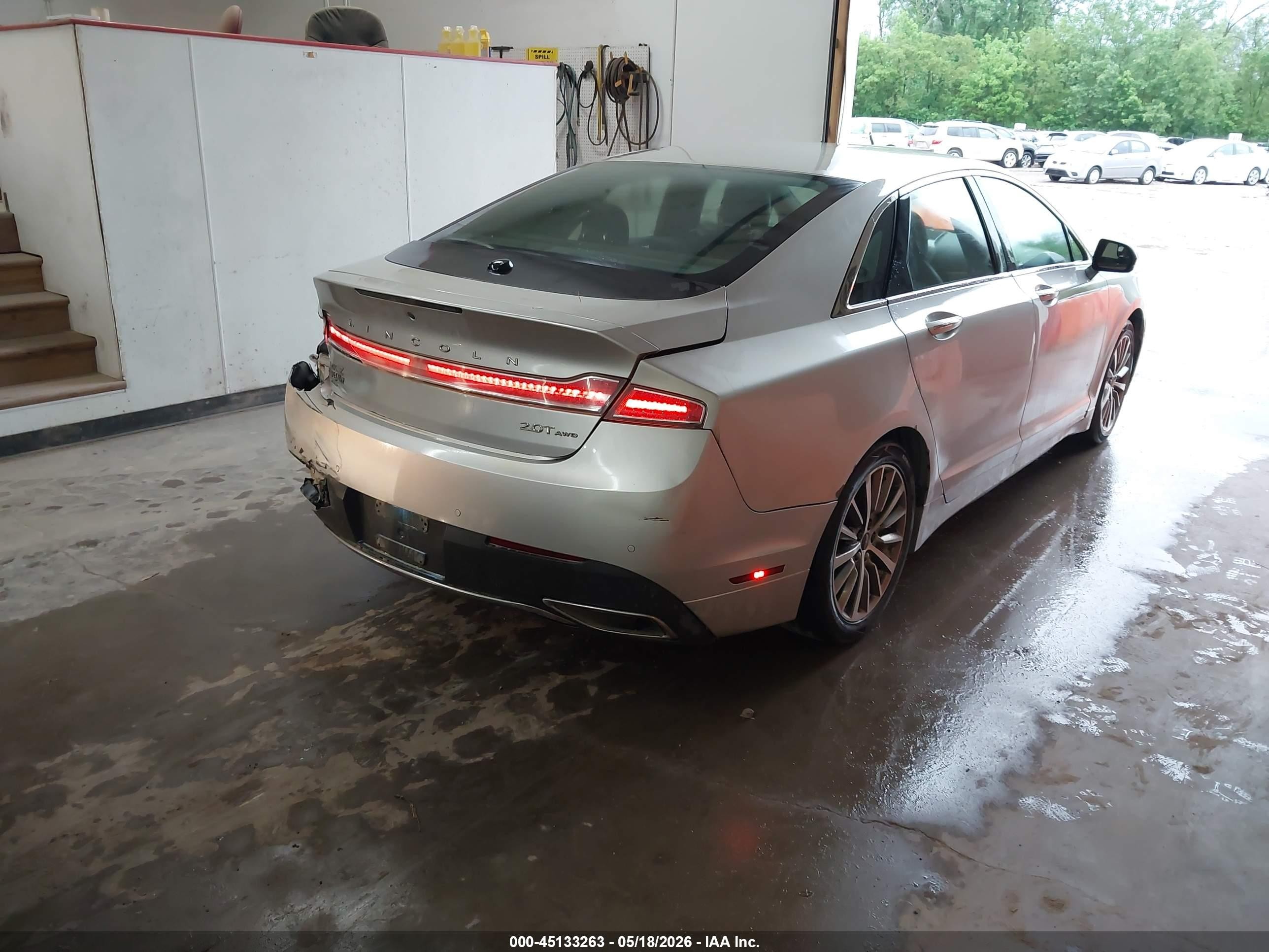 2017 Lincoln Mkz Select Tan vin: 3LN6L5D92HR633985