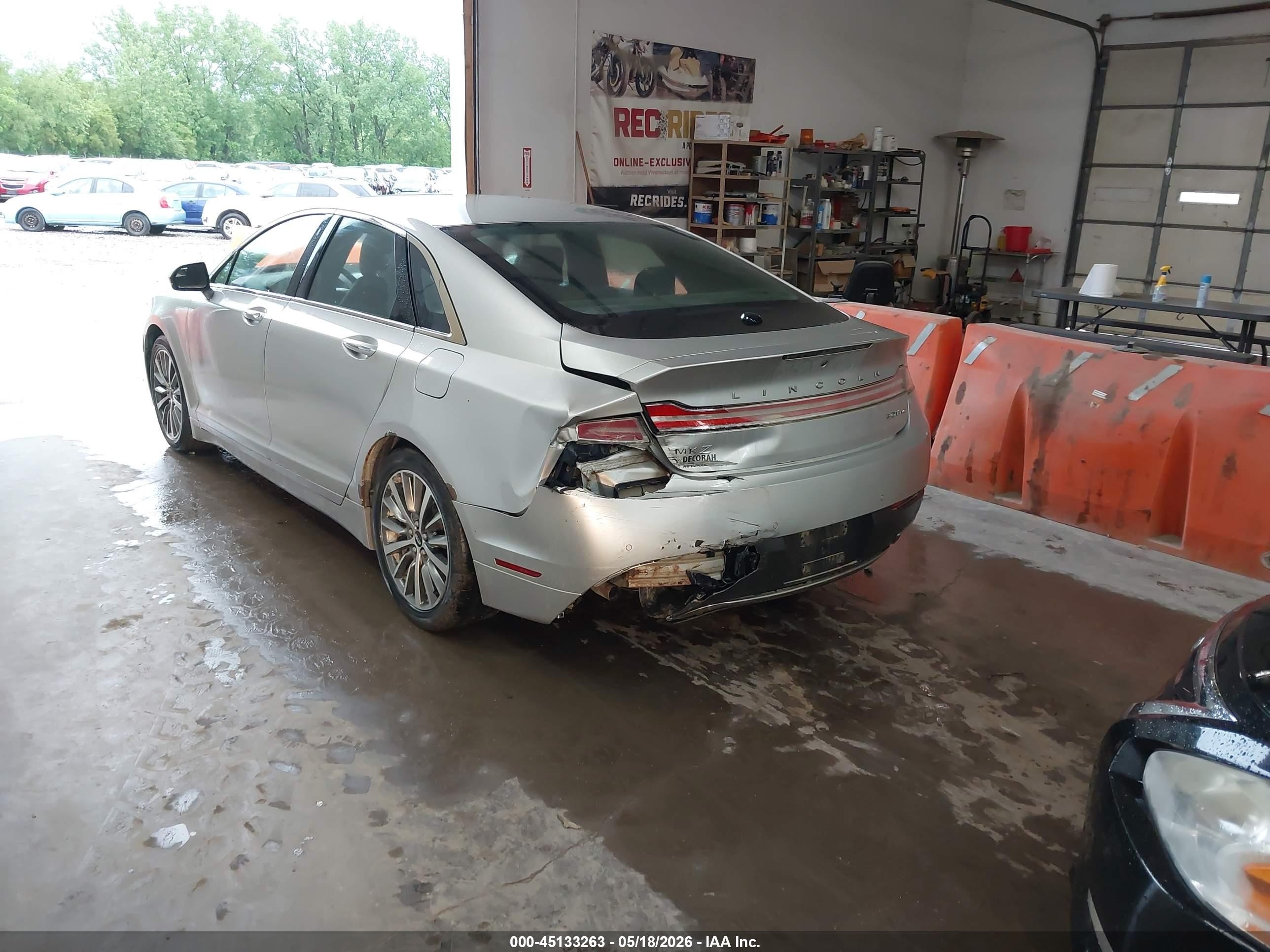 2017 Lincoln Mkz Select Tan vin: 3LN6L5D92HR633985