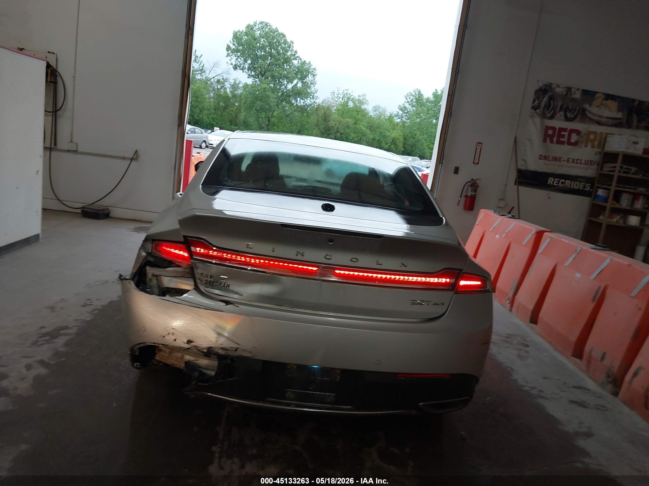 2017 Lincoln Mkz Select Tan vin: 3LN6L5D92HR633985