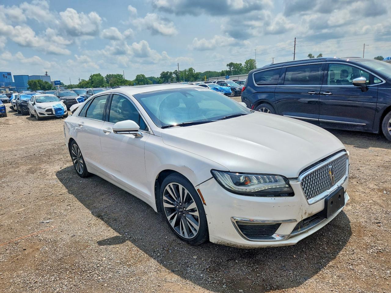 2017 Lincoln Mkz Select White vin: 3LN6L5D92HR659440