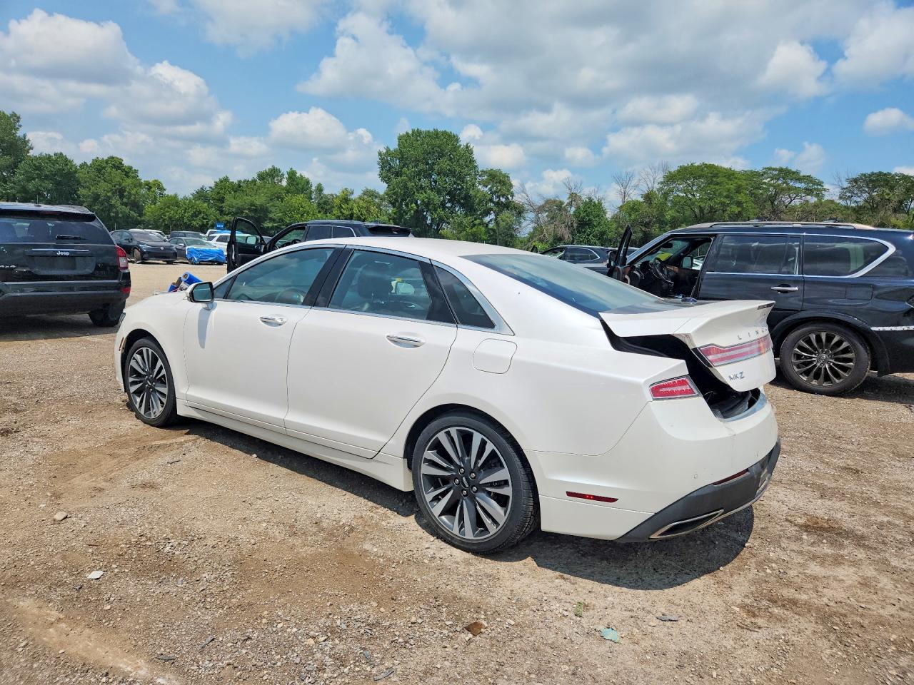 2017 Lincoln Mkz Select White vin: 3LN6L5D92HR659440