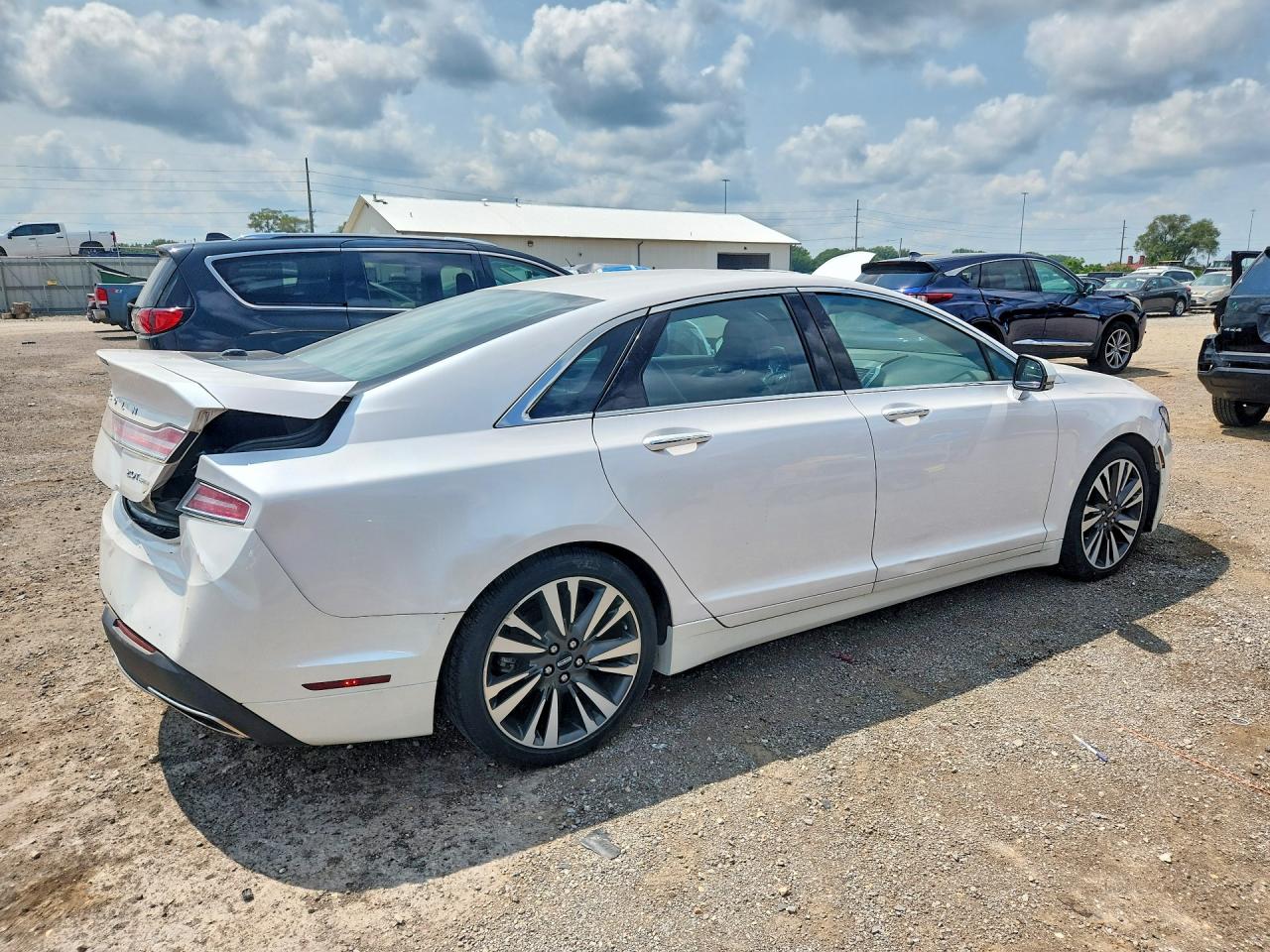 2017 Lincoln Mkz Select White vin: 3LN6L5D92HR659440