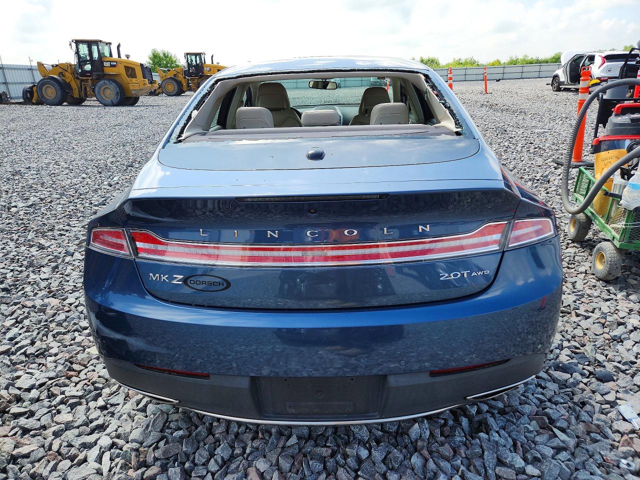 2018 Lincoln Mkz Select Blue vin: 3LN6L5D9XJR603686