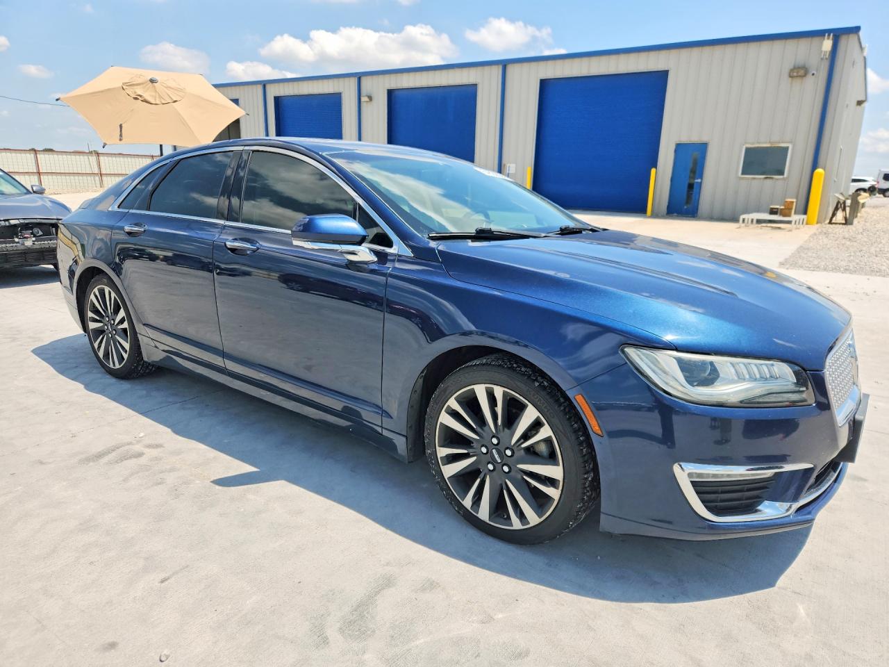 2017 Lincoln Mkz Reserve Синий vin: 3LN6L5E94HR618046