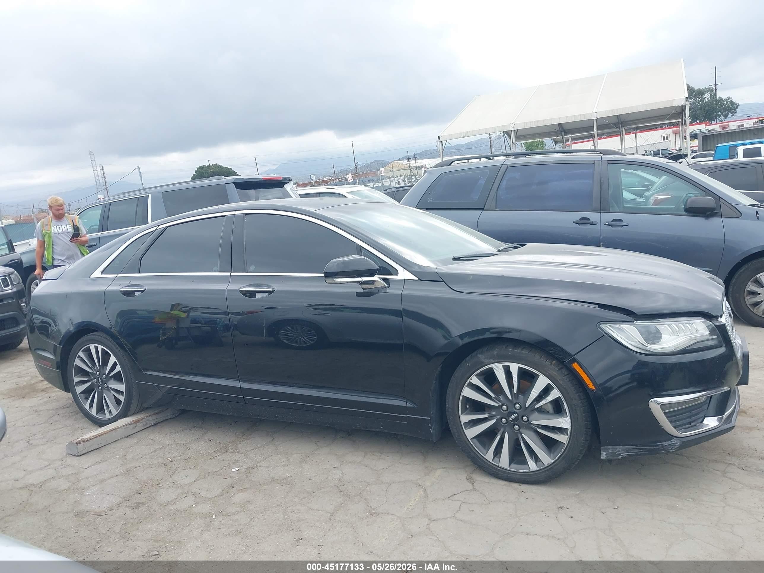 2017 Lincoln Mkz Reserve Черный vin: 3LN6L5E96HR663716