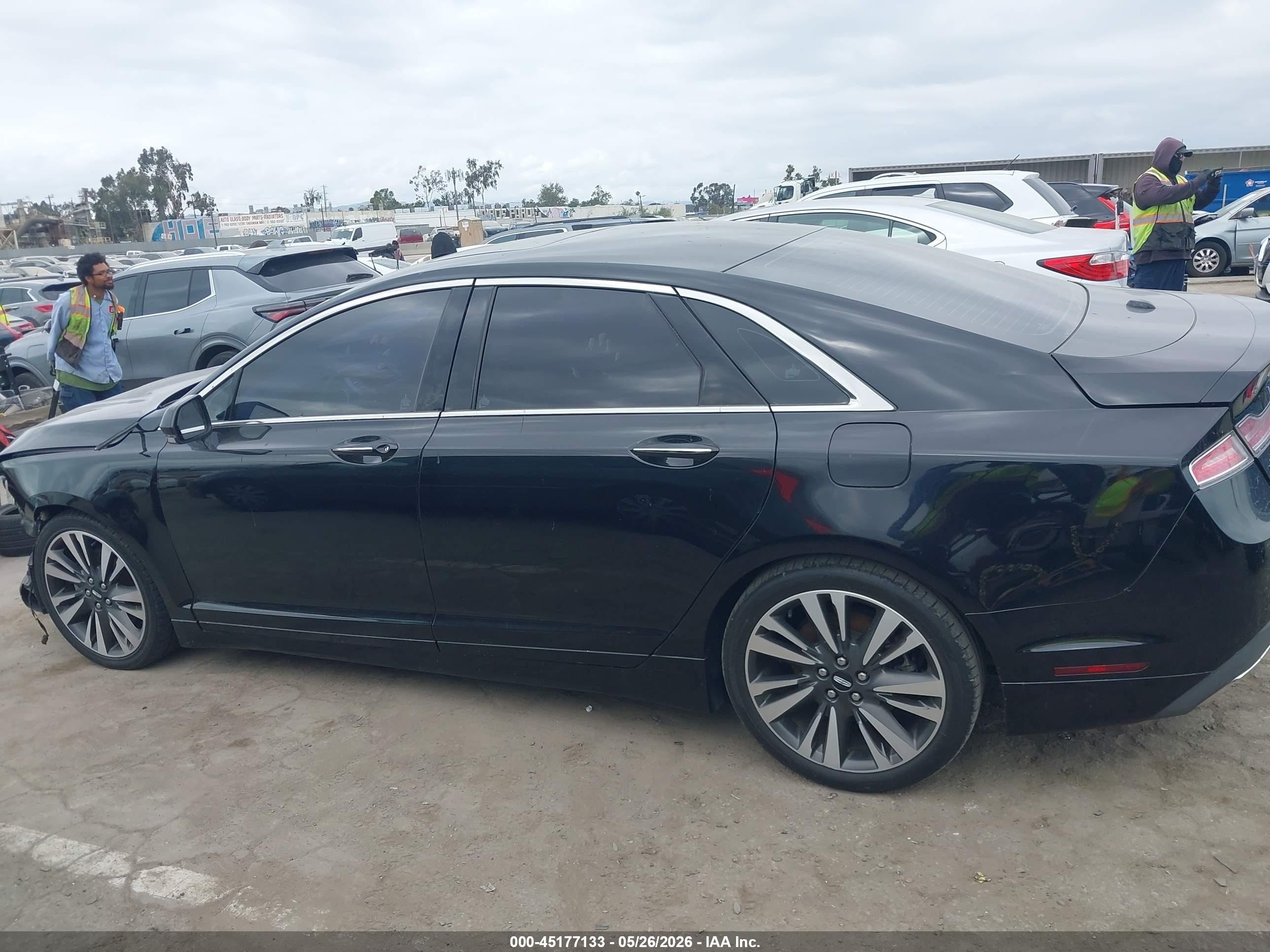 2017 Lincoln Mkz Reserve Черный vin: 3LN6L5E96HR663716