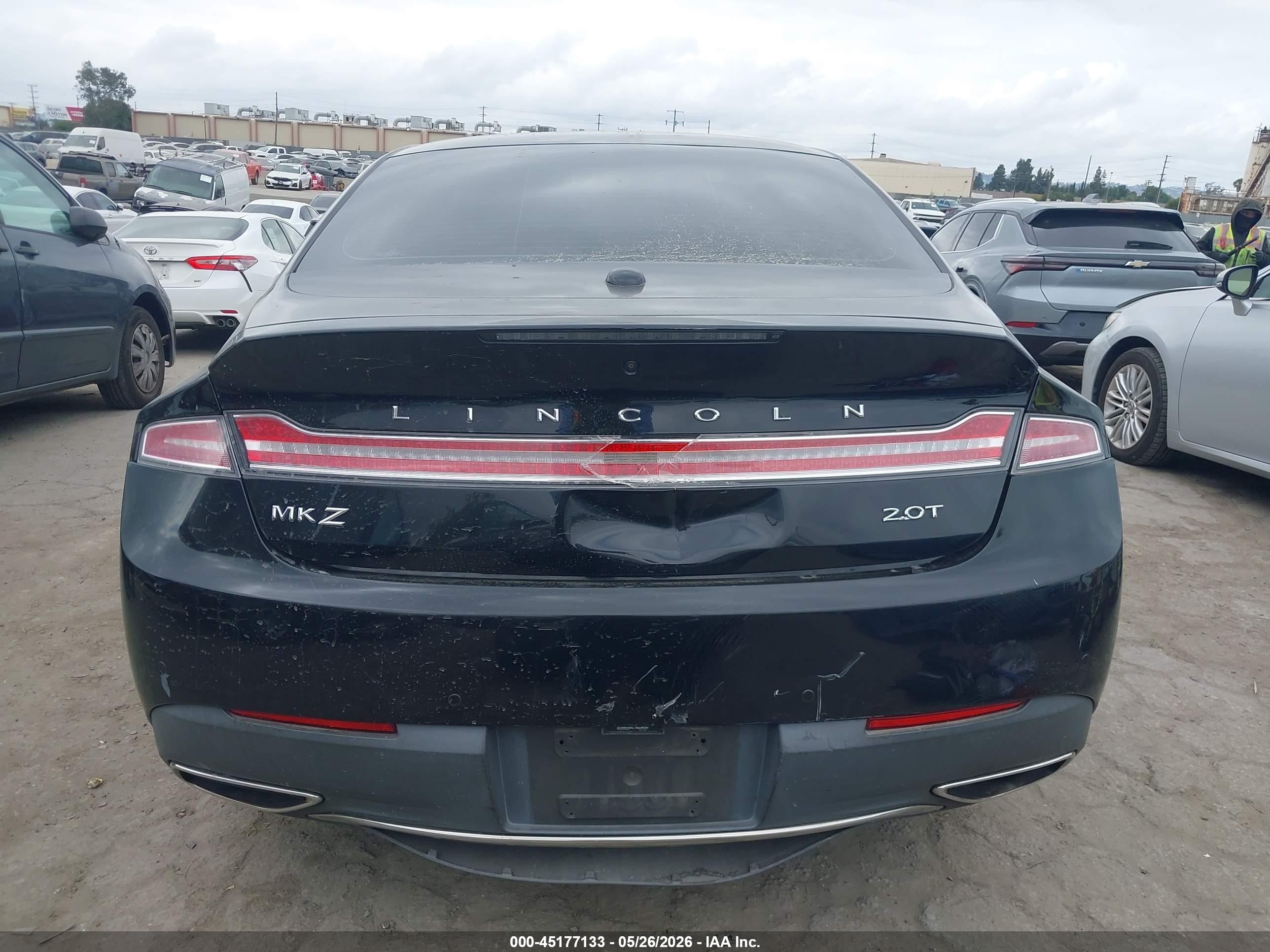 2017 Lincoln Mkz Reserve Черный vin: 3LN6L5E96HR663716