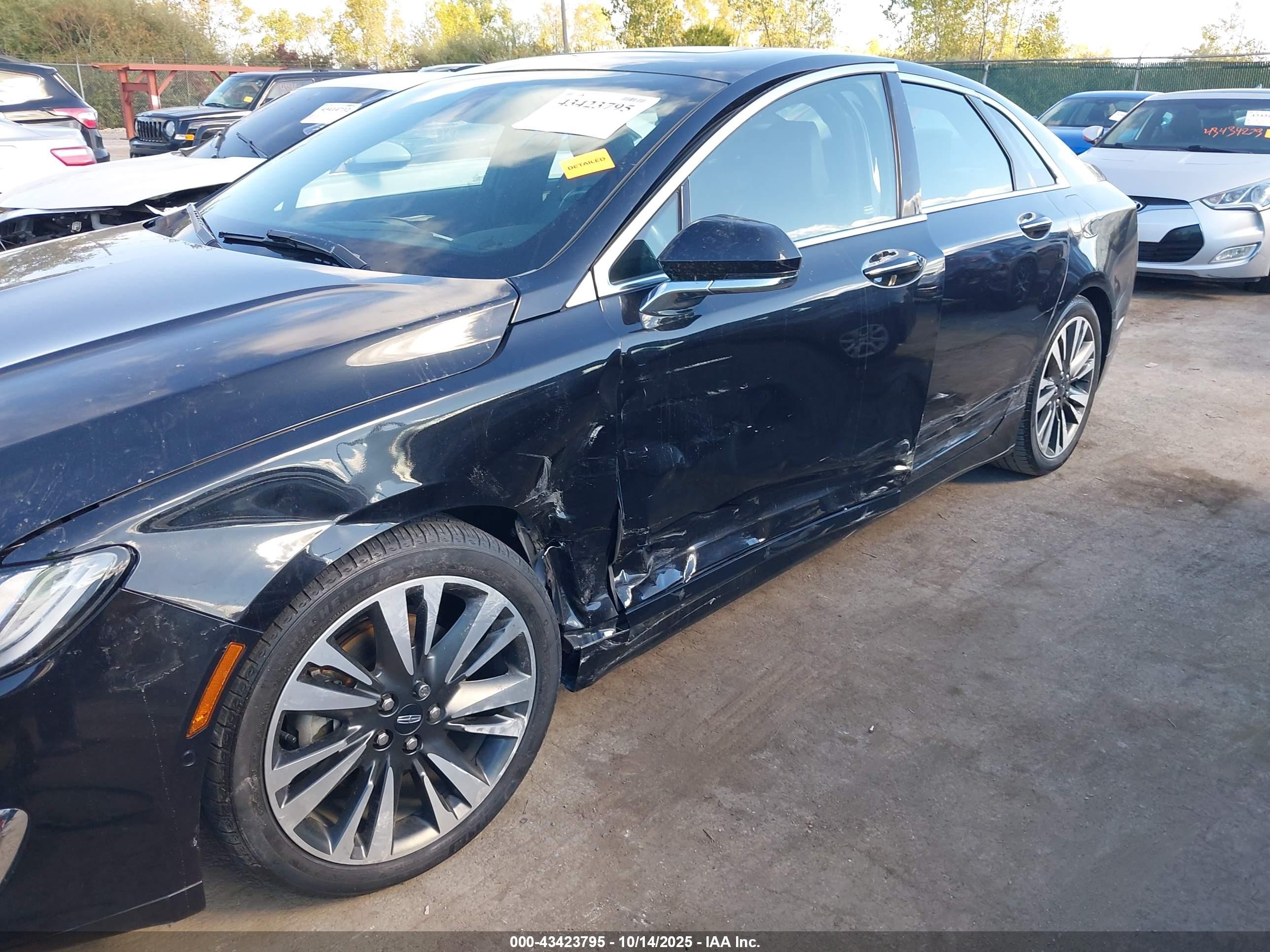2020 Lincoln Mkz Reserve Black vin: 3LN6L5E96LR615951