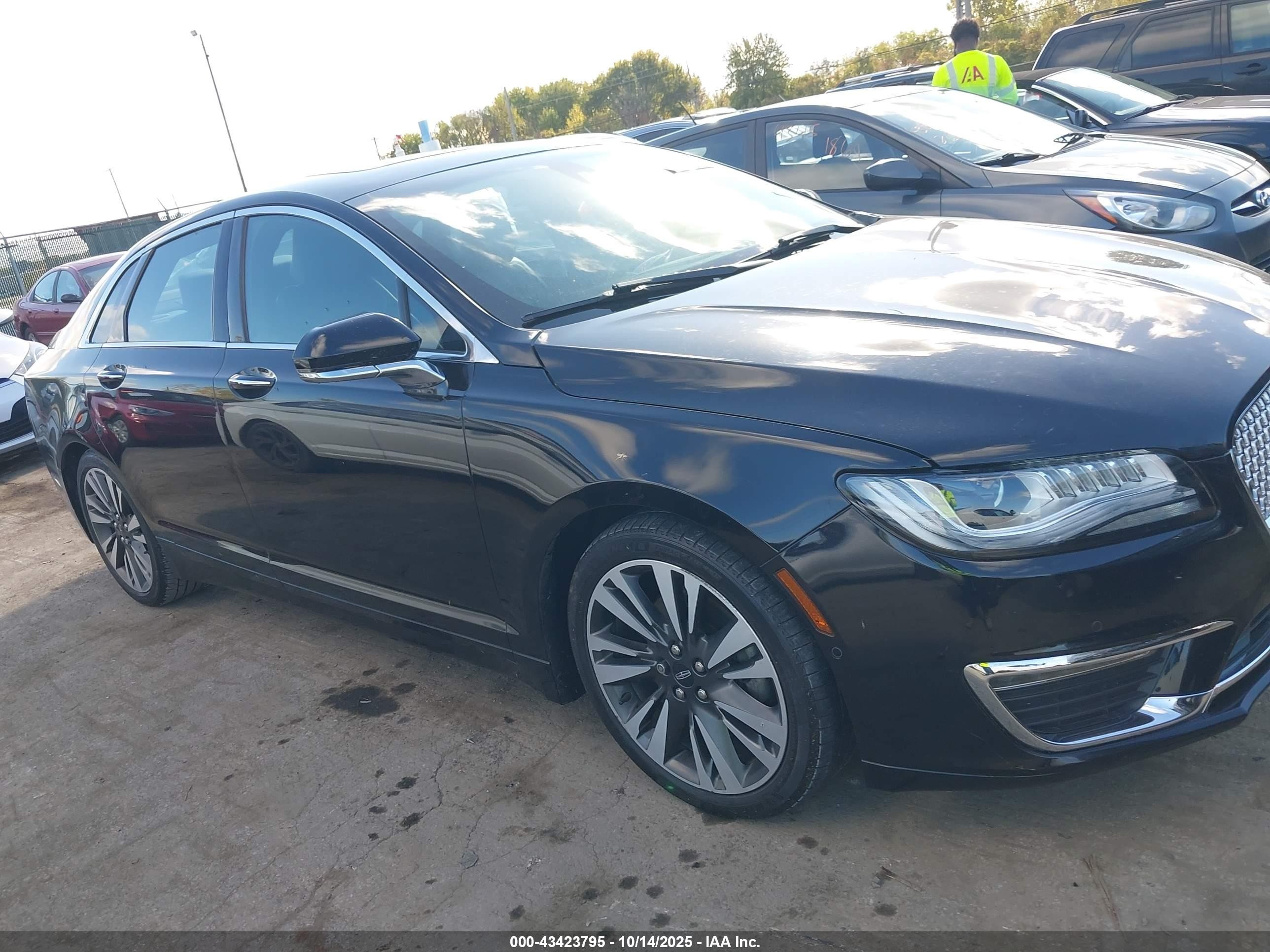 2020 Lincoln Mkz Reserve Black vin: 3LN6L5E96LR615951