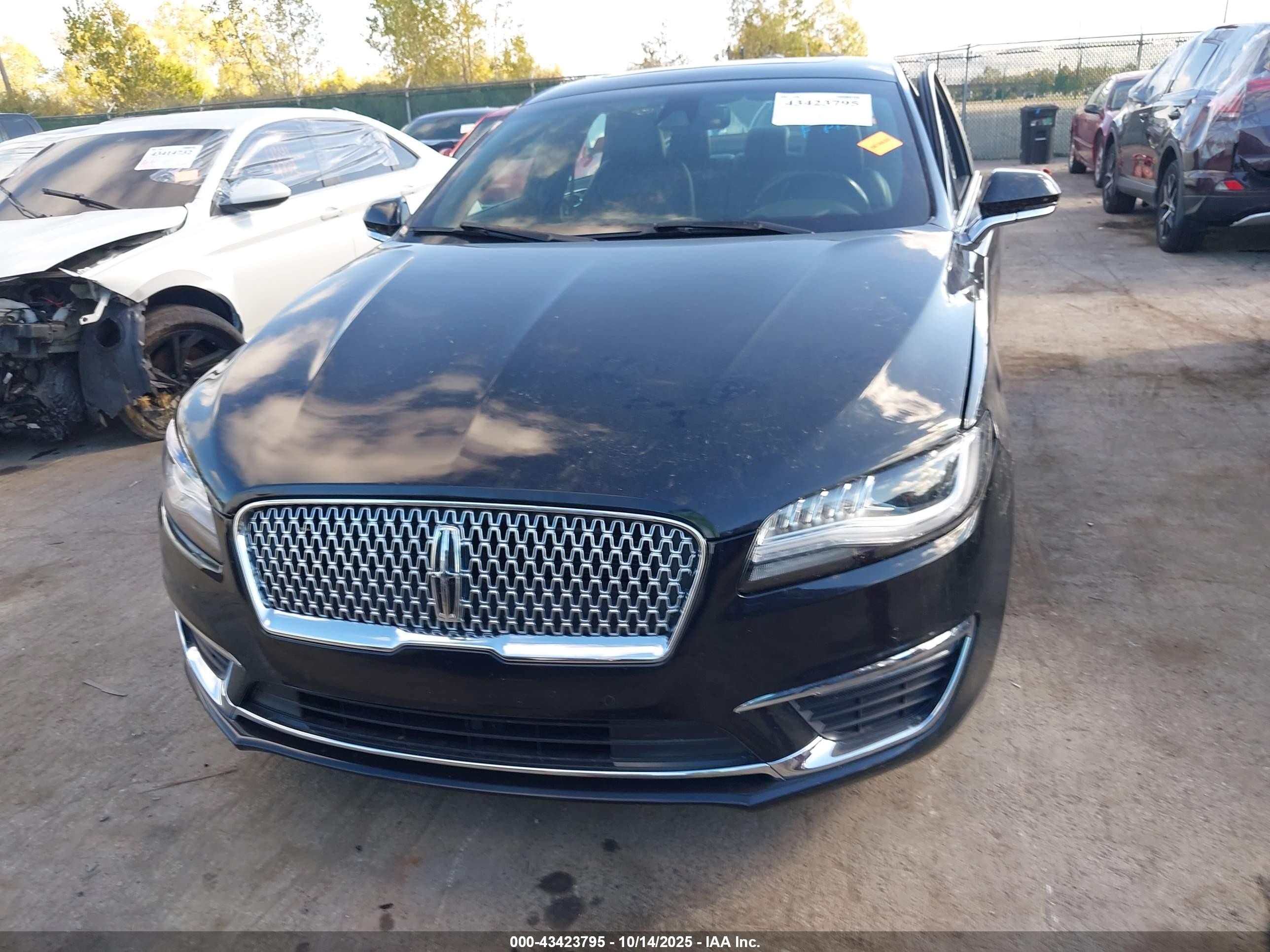 2020 Lincoln Mkz Reserve Black vin: 3LN6L5E96LR615951