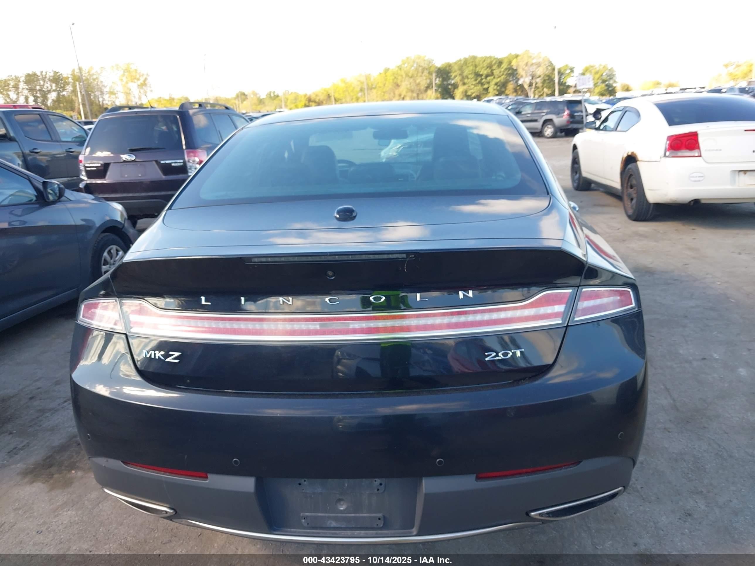 2020 Lincoln Mkz Reserve Black vin: 3LN6L5E96LR615951