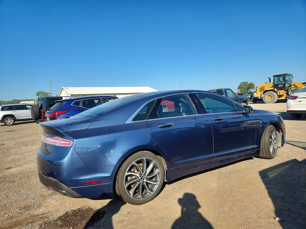2018 Lincoln Mkz Reserve Blue vin: 3LN6L5EC4JR620901