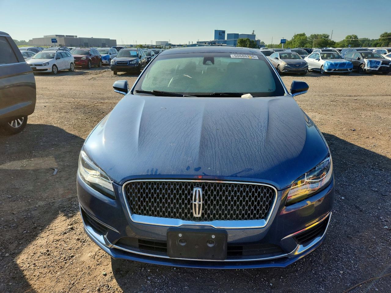 2018 Lincoln Mkz Reserve Blue vin: 3LN6L5EC4JR620901