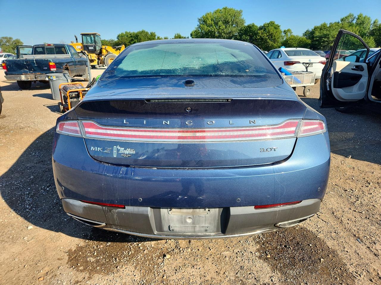 2018 Lincoln Mkz Reserve Blue vin: 3LN6L5EC4JR620901