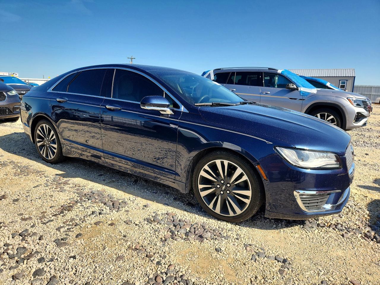 2017 Lincoln Mkz Reserve Синий vin: 3LN6L5F90HR659689