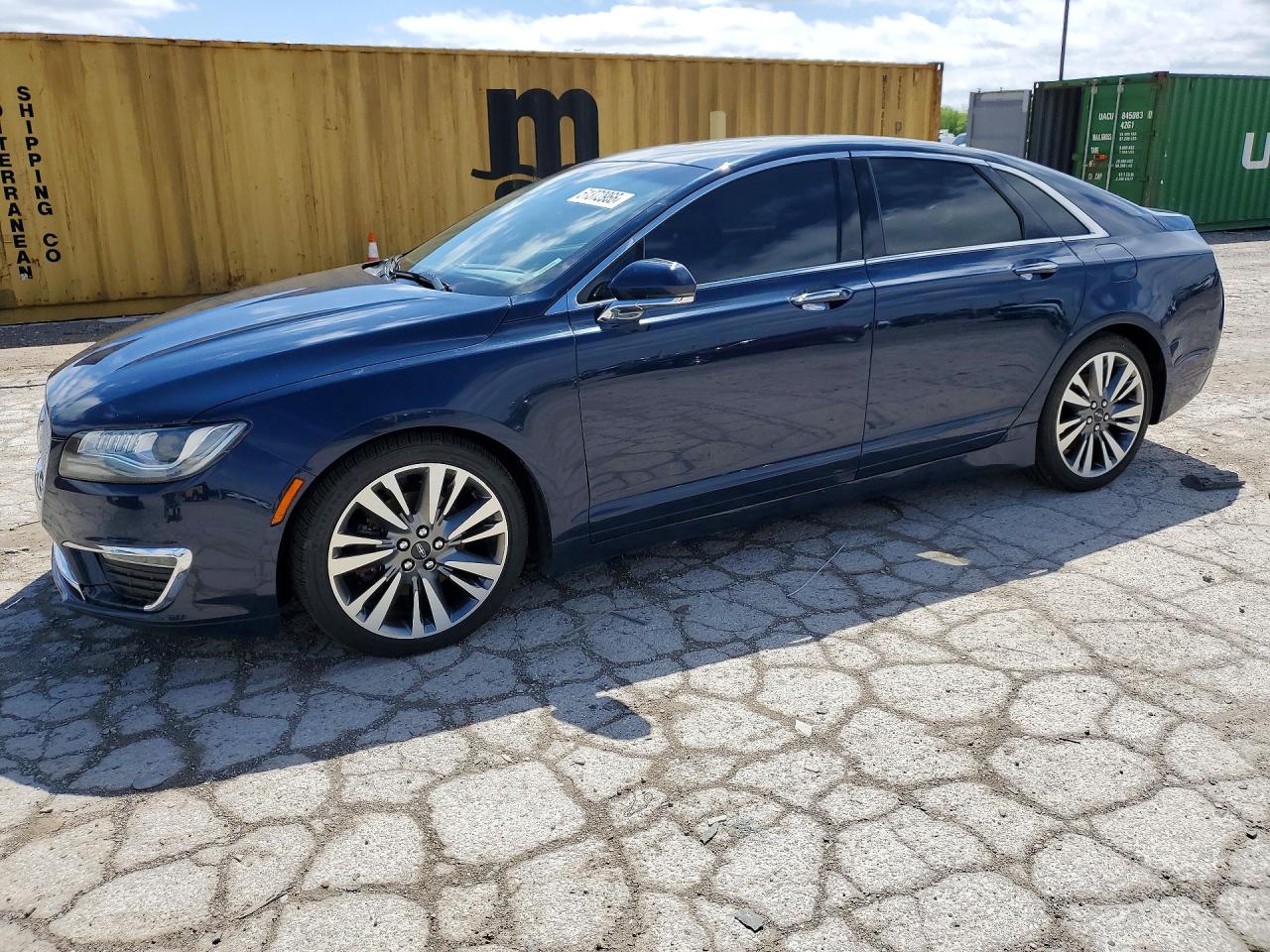 2018 Lincoln Mkz Reserve Blue vin: 3LN6L5F90JR607792