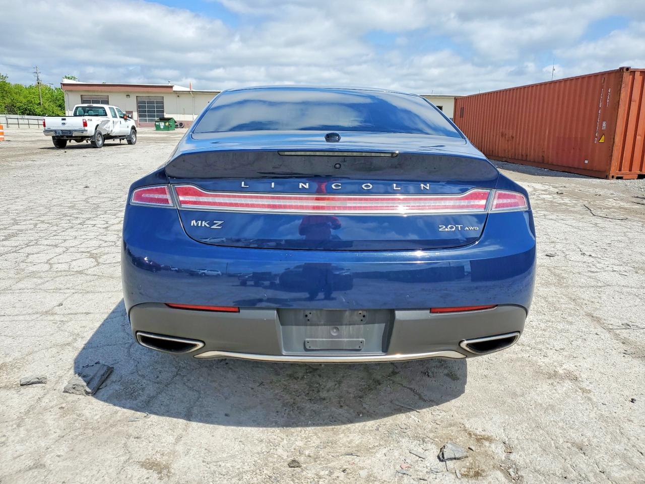2018 Lincoln Mkz Reserve Blue vin: 3LN6L5F90JR607792