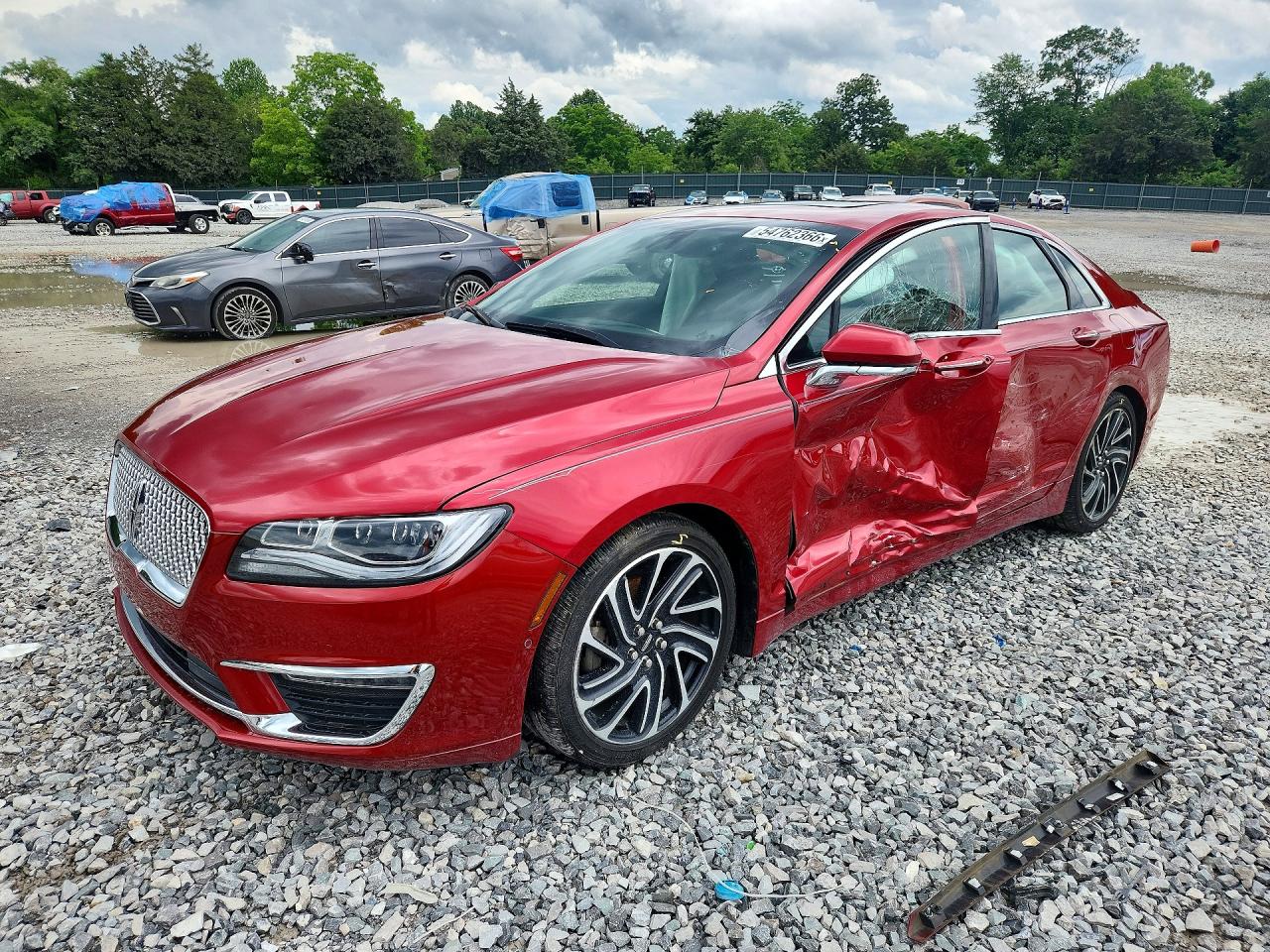 2020 Lincoln Mkz Reserve Red vin: 3LN6L5F90LR614339
