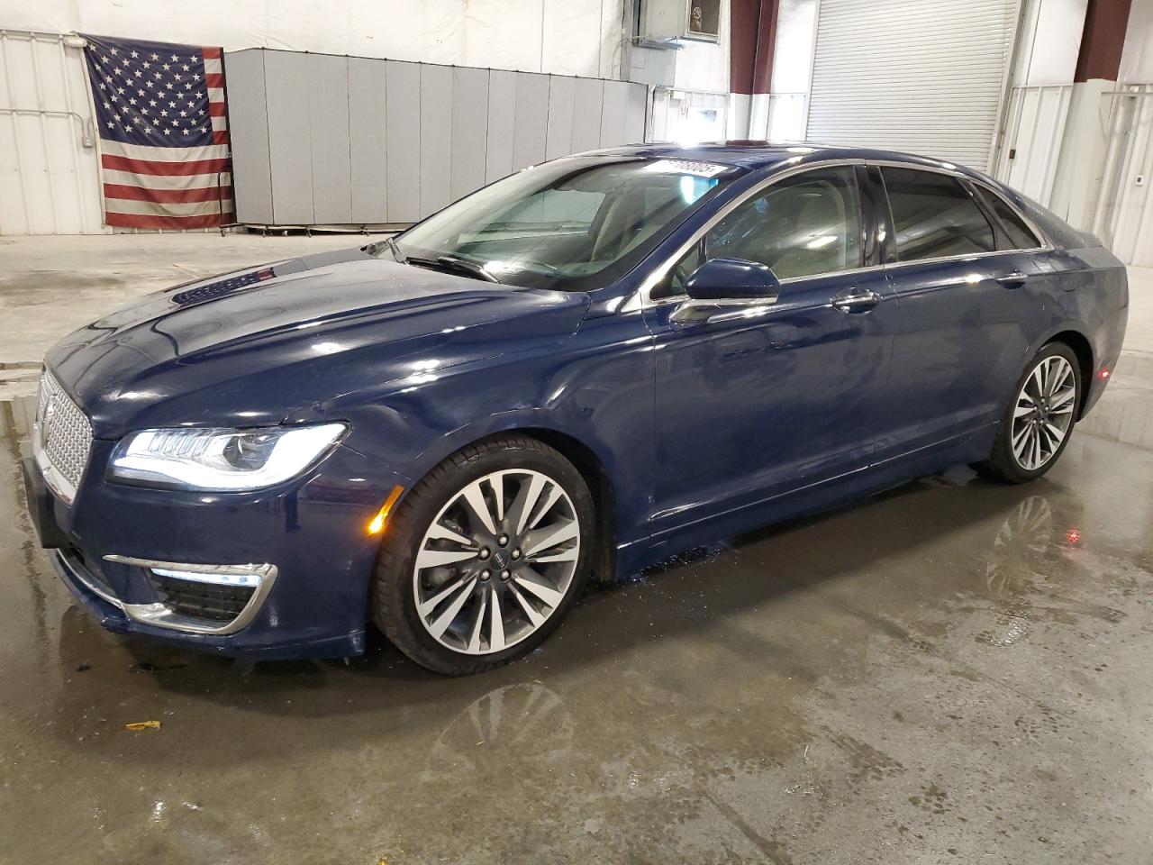 2020 Lincoln Mkz Reserve Blue vin: 3LN6L5F91LR611062
