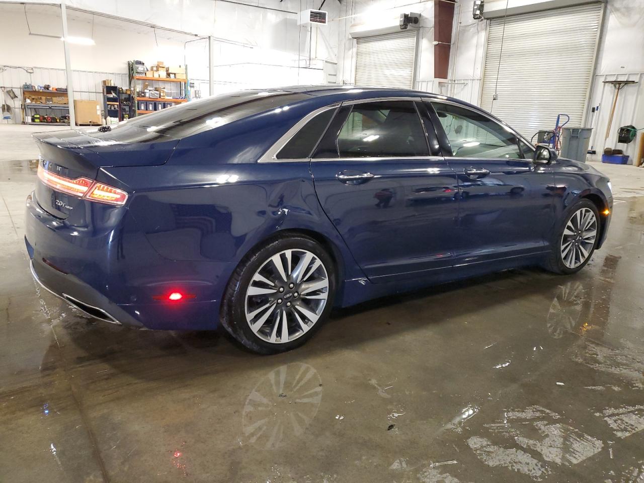 2020 Lincoln Mkz Reserve Blue vin: 3LN6L5F91LR611062