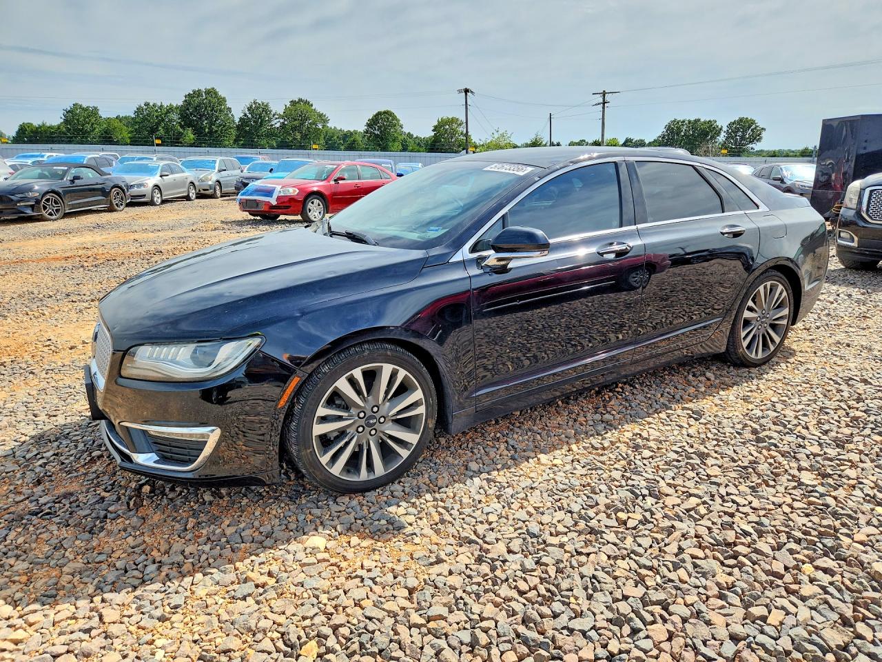 2017 Lincoln Mkz Reserve Black vin: 3LN6L5F94HR601410