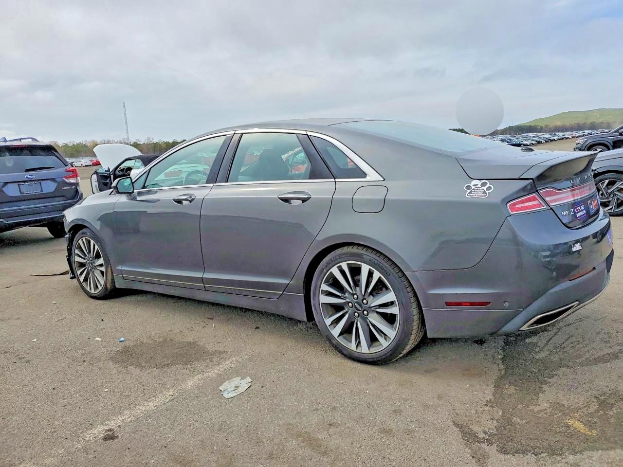 2020 Lincoln Mkz Reserve Black vin: 3LN6L5F97LR617917