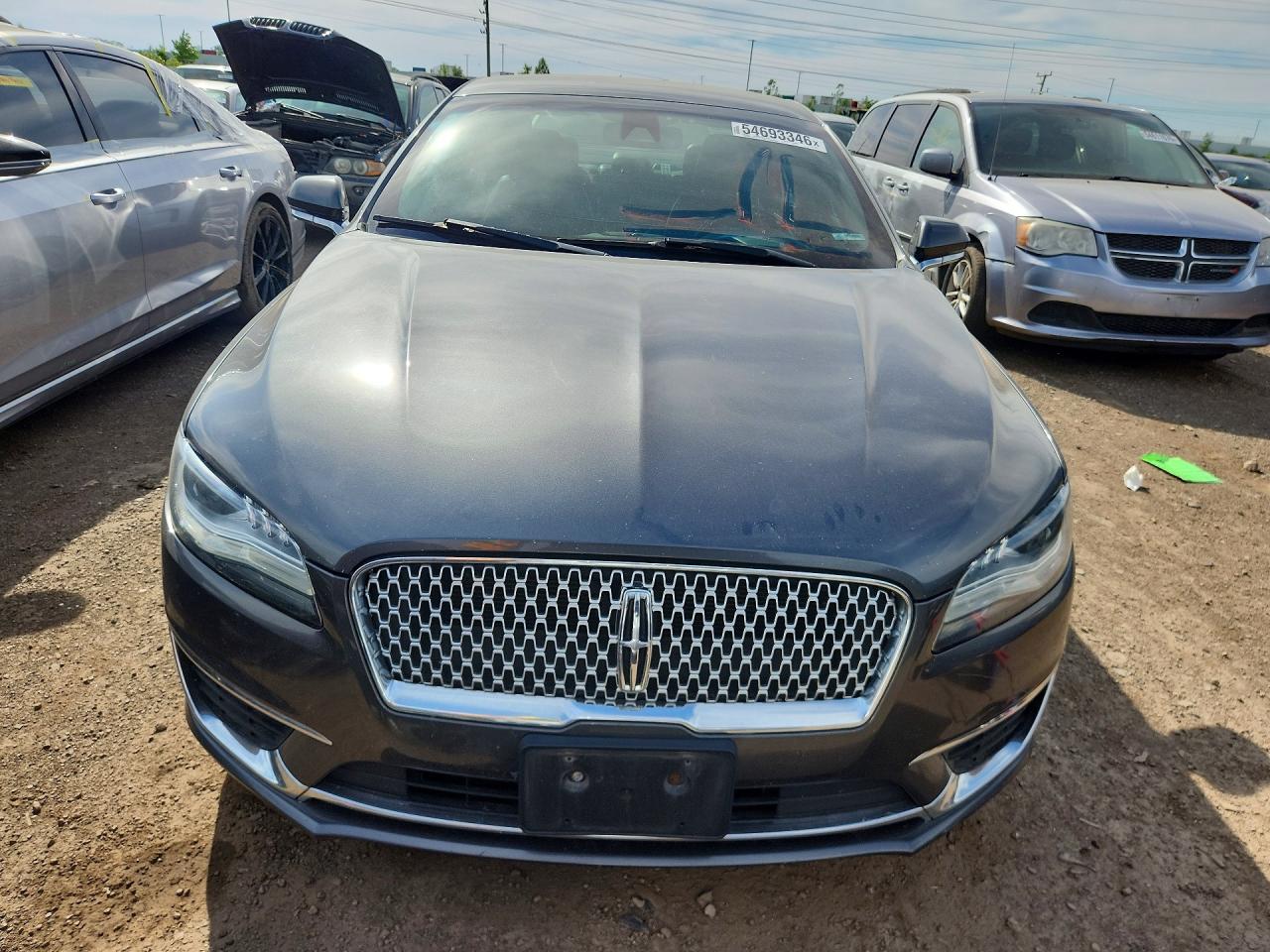 2017 Lincoln Mkz Reserve Gray vin: 3LN6L5F99HR648853