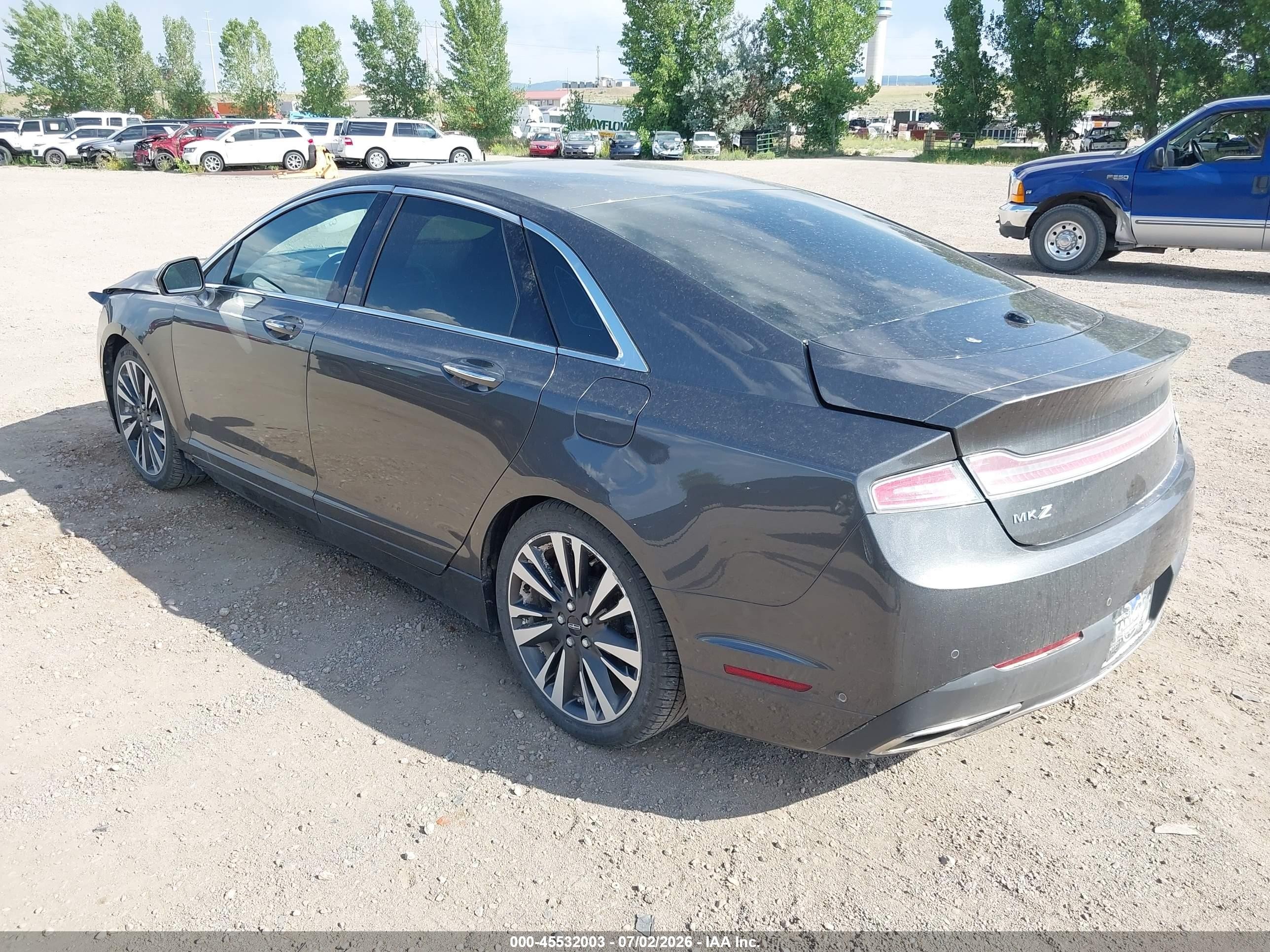 2017 Lincoln Mkz Reserve Gray vin: 3LN6L5FC5HR611908