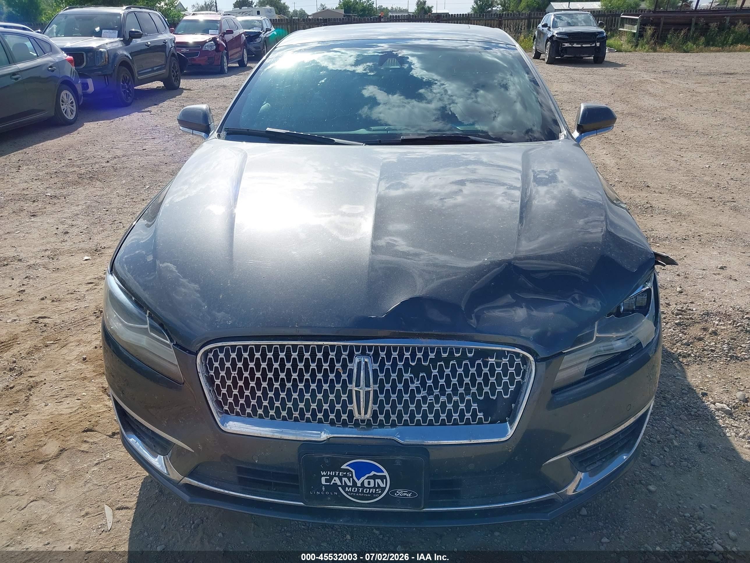2017 Lincoln Mkz Reserve Gray vin: 3LN6L5FC5HR611908