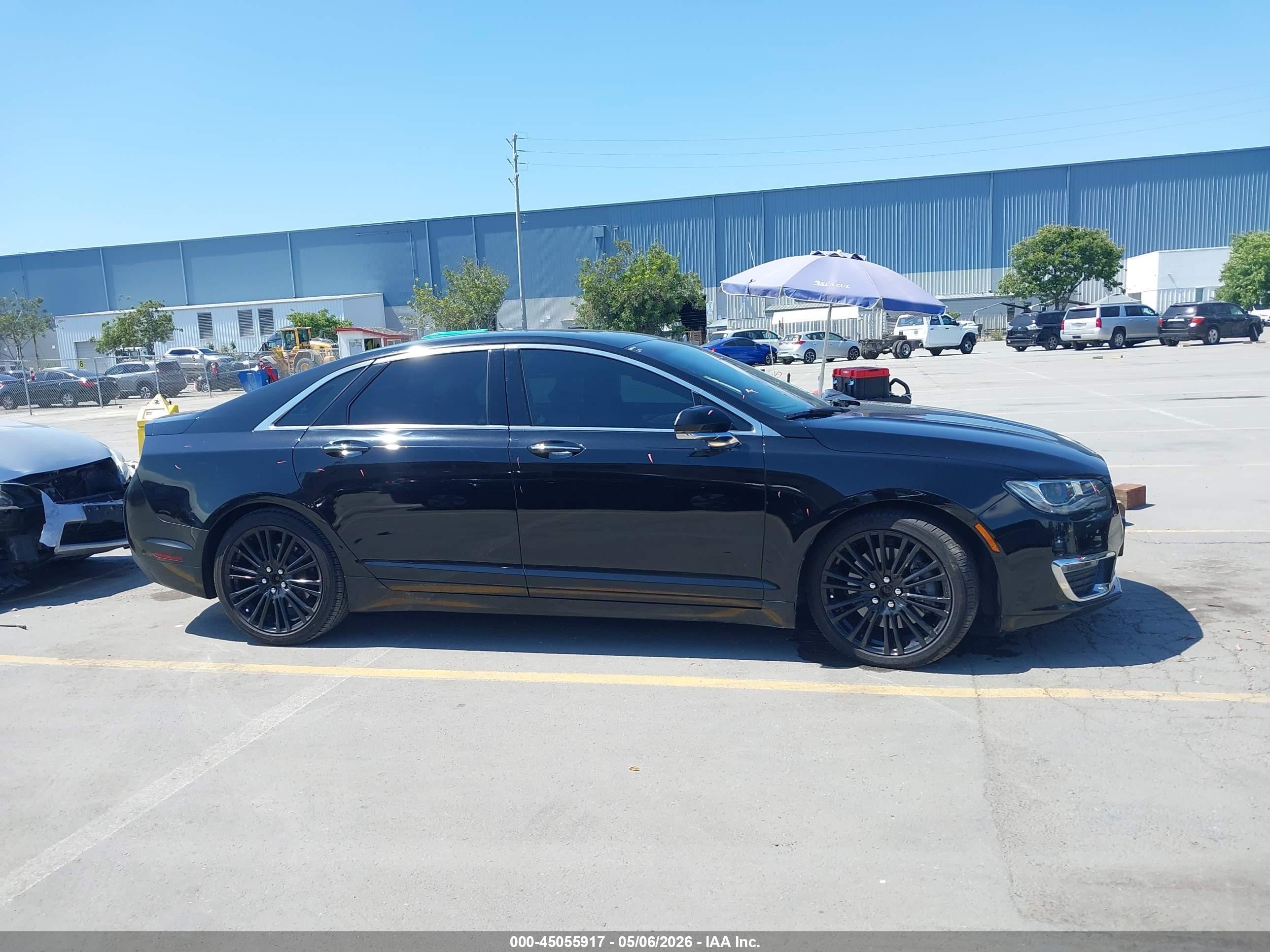 2017 Lincoln Mkz Reserve Black vin: 3LN6L5FC6HR660356