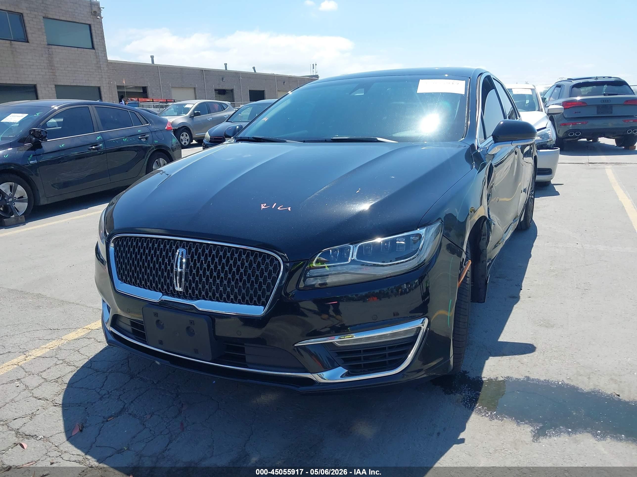 2017 Lincoln Mkz Reserve Black vin: 3LN6L5FC6HR660356