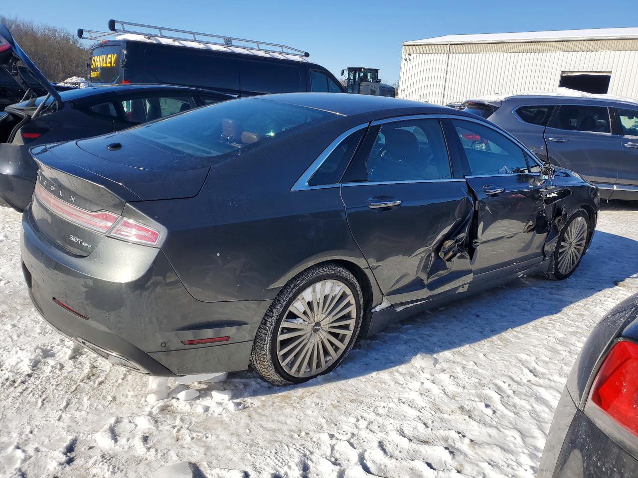 2017 Lincoln Mkz Reserve Gray vin: 3LN6L5FC8HR613412