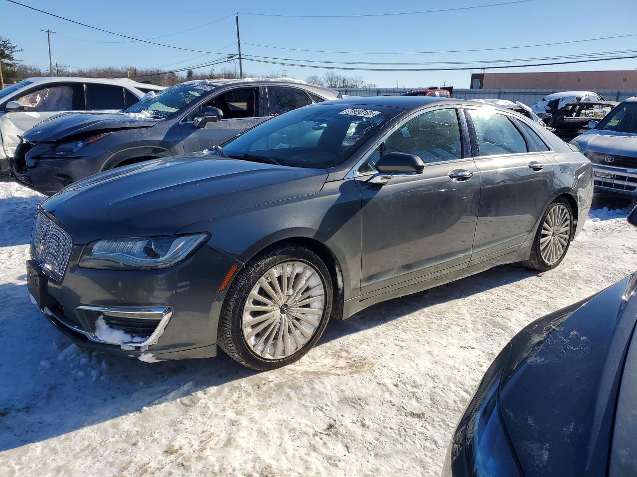 2017 Lincoln Mkz Reserve Gray vin: 3LN6L5FC8HR613412