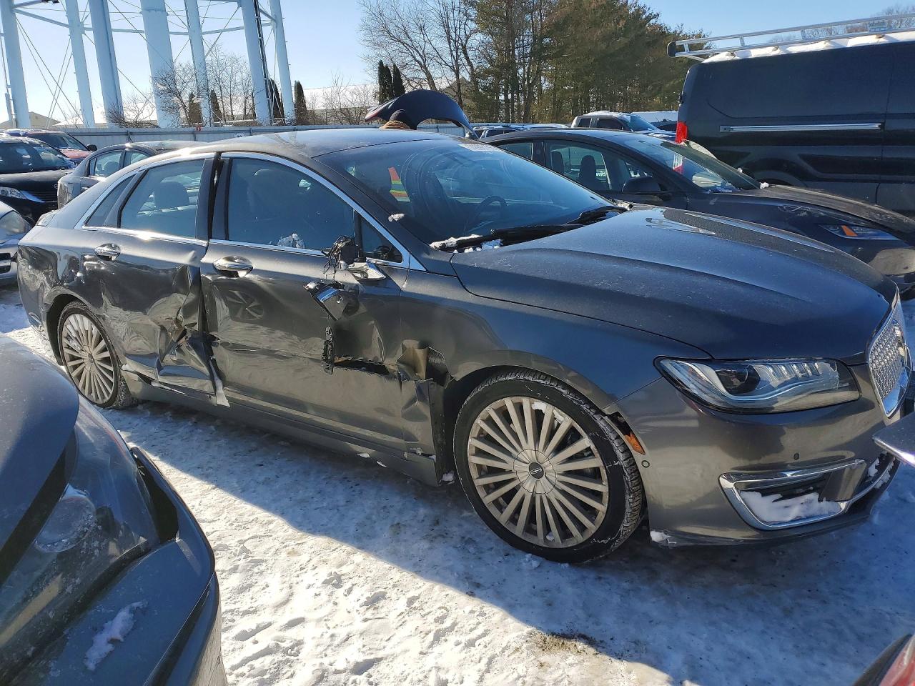 2017 Lincoln Mkz Reserve Gray vin: 3LN6L5FC8HR613412