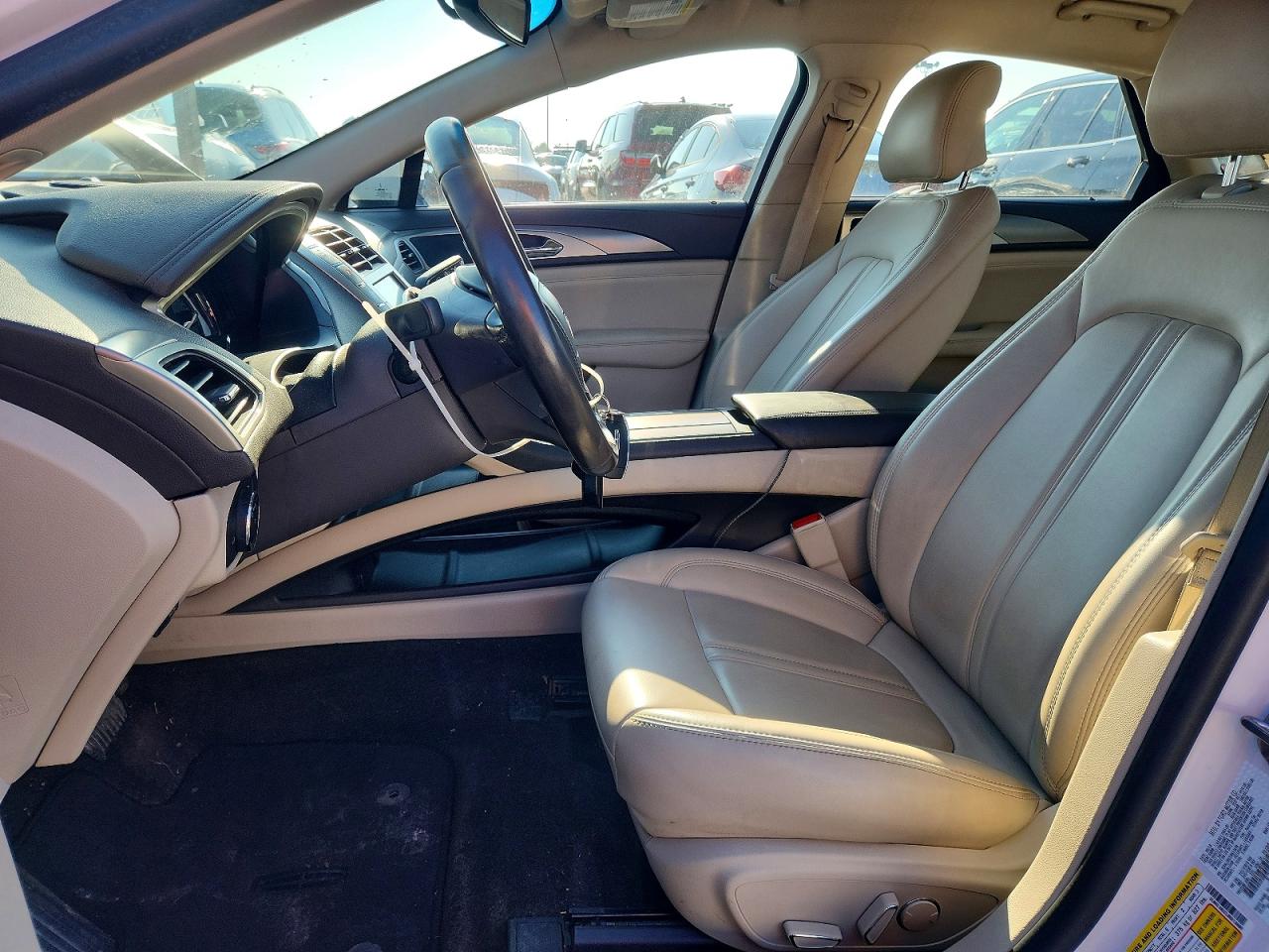 2018 Lincoln Mkz Hybrid Premiere White vin: 3LN6L5KU2JR613698
