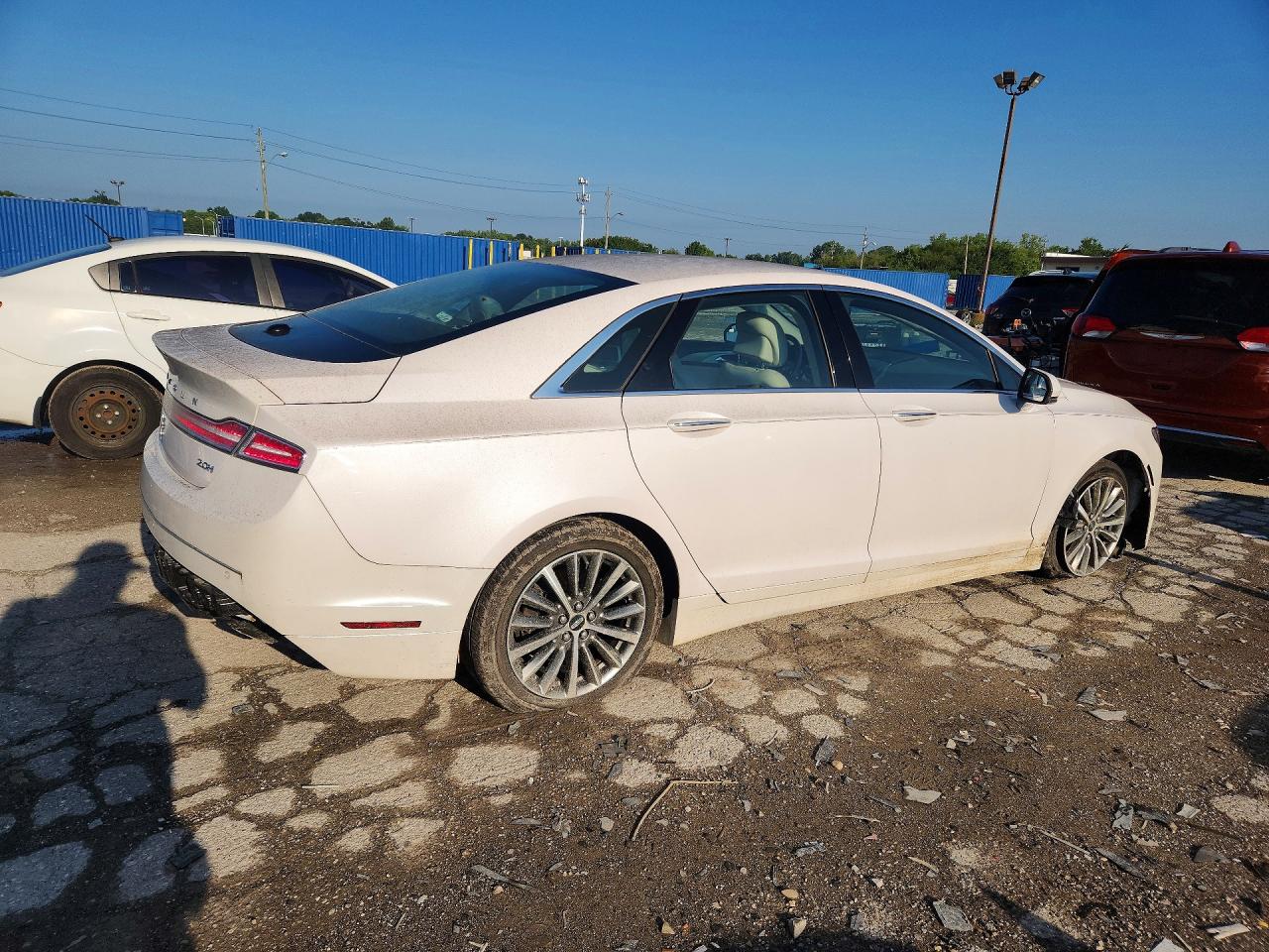 2018 Lincoln Mkz Hybrid Premiere White vin: 3LN6L5KU2JR613698