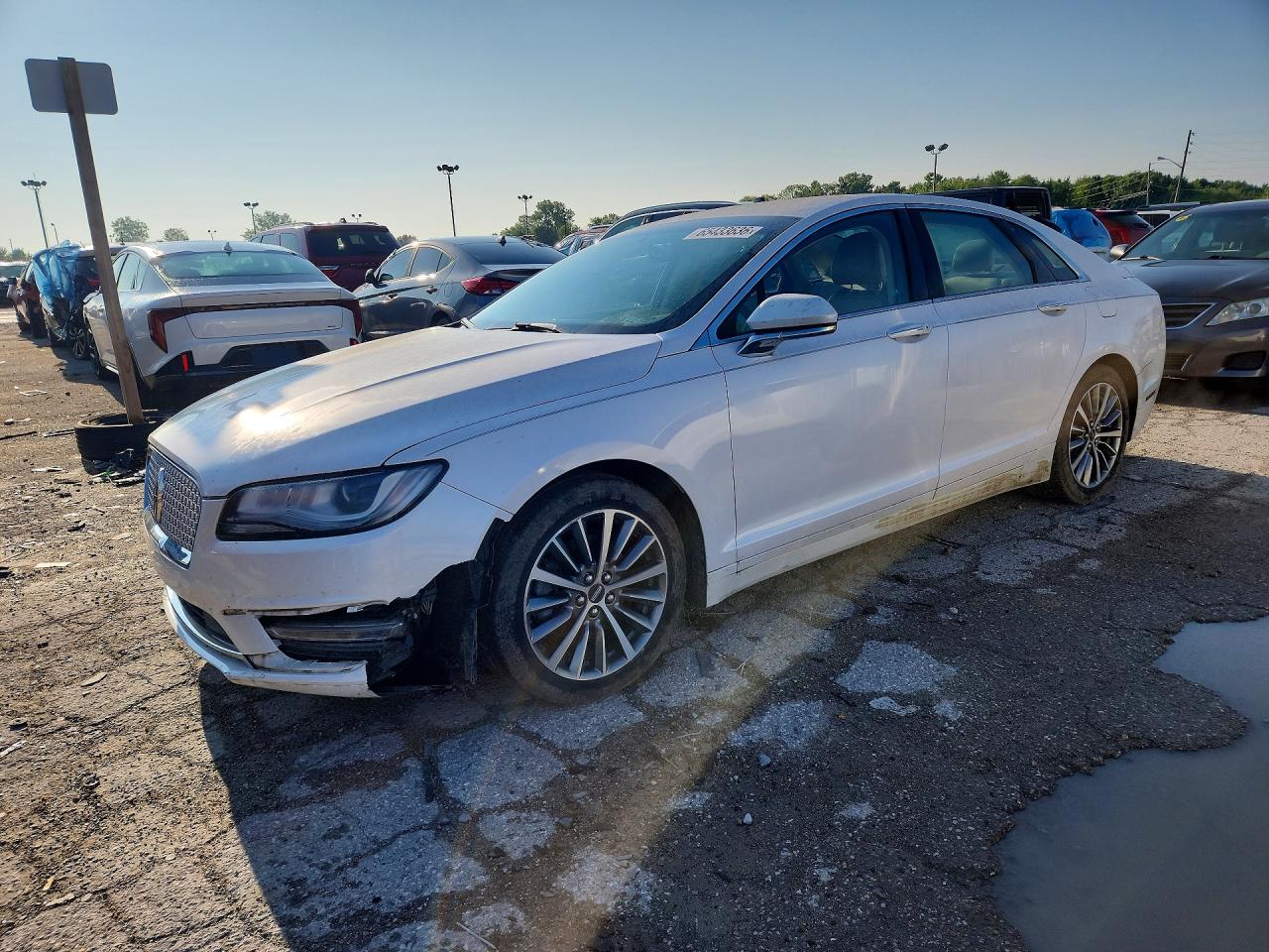 2018 Lincoln Mkz Hybrid Premiere White vin: 3LN6L5KU2JR613698