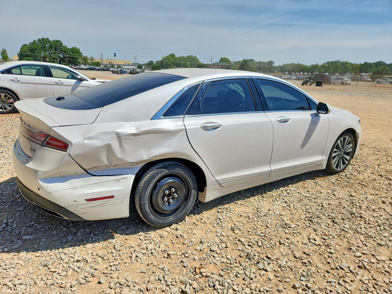2020 Lincoln Mkz Reserve White vin: 3LN6L5LU1LR608834