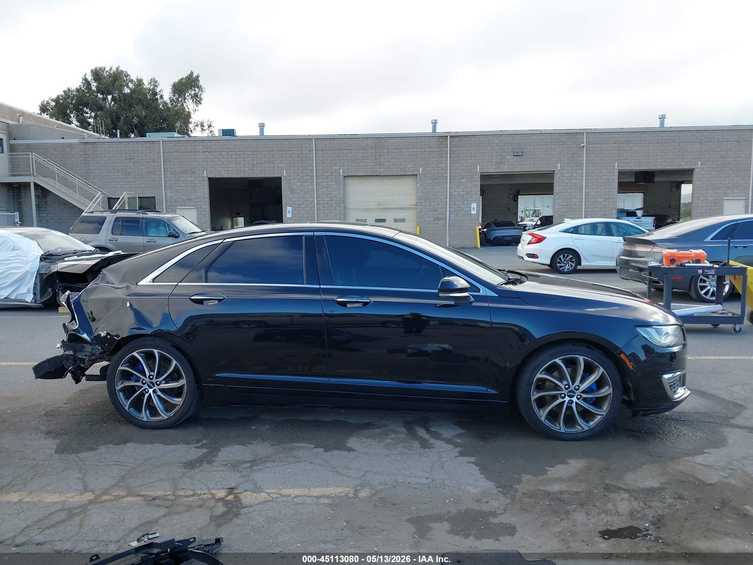2019 Lincoln Mkz Hybrid Reserve I Black vin: 3LN6L5LU5KR621066