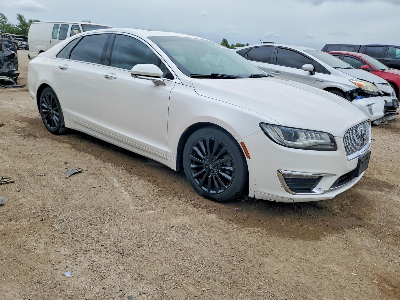 2017 Lincoln Mkz Hybrid Select White vin: 3LN6L5LU6HR627225