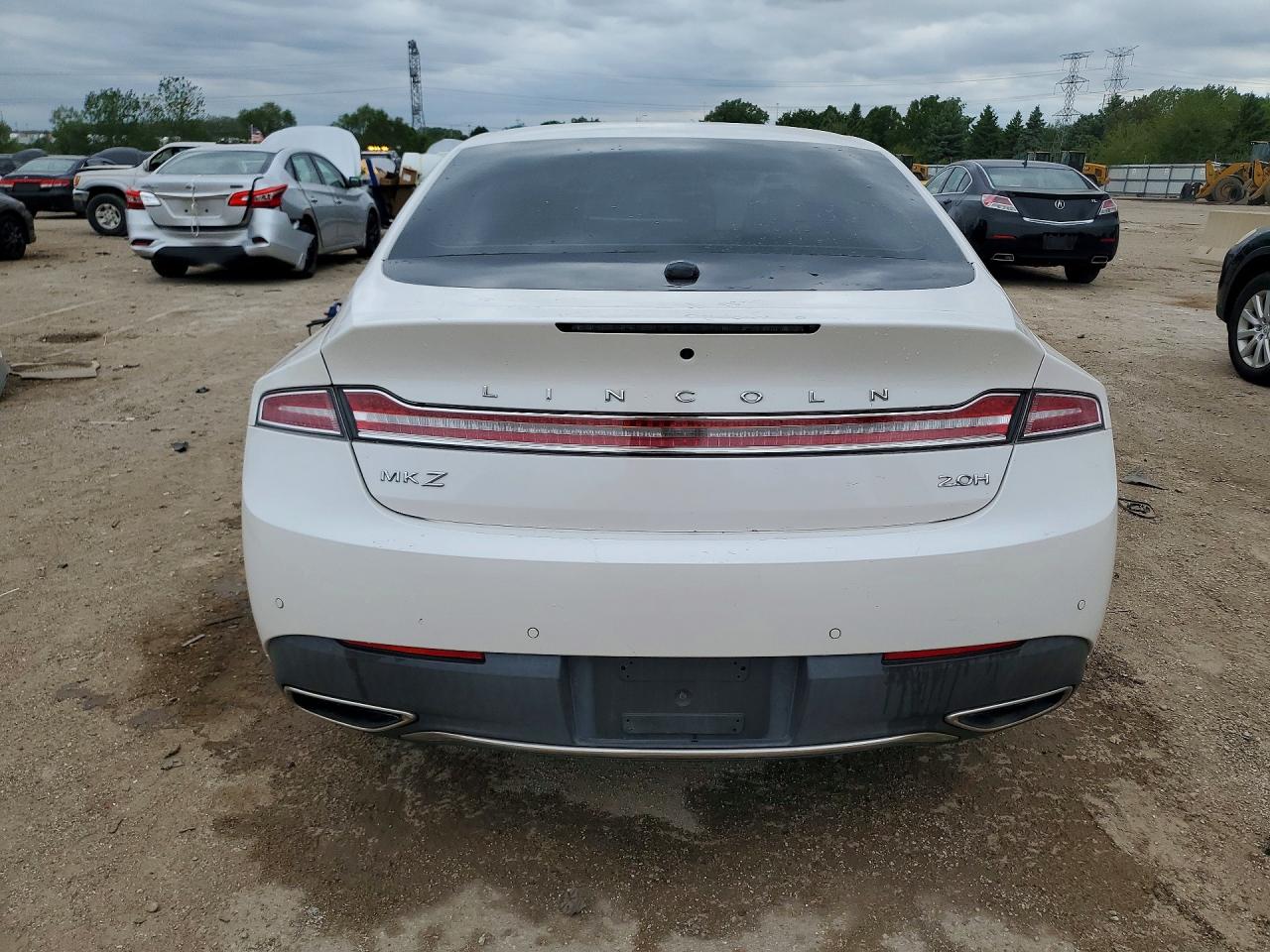 2017 Lincoln Mkz Hybrid Select White vin: 3LN6L5LU6HR627225