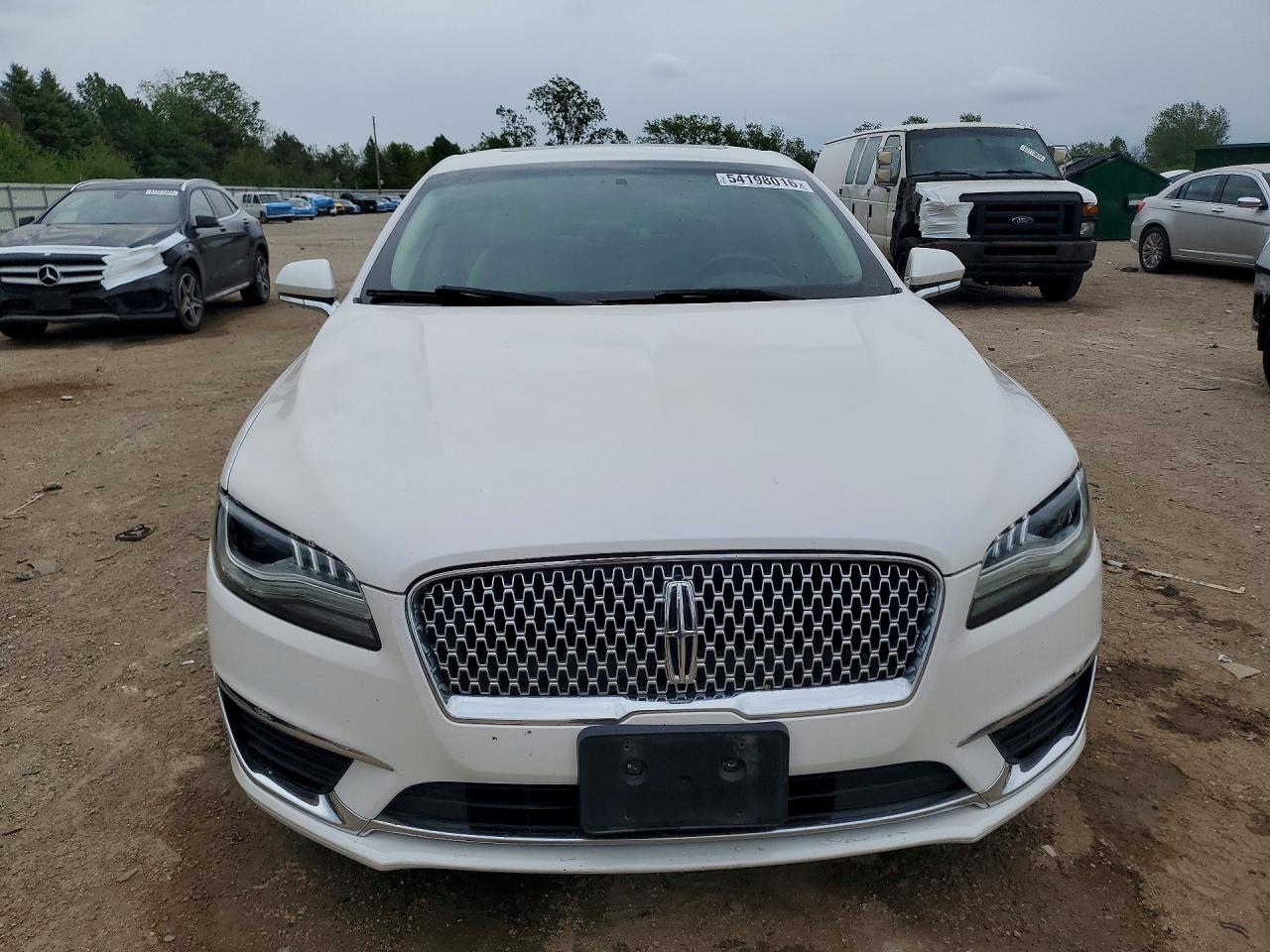 2017 Lincoln Mkz Hybrid Select White vin: 3LN6L5LU6HR627225