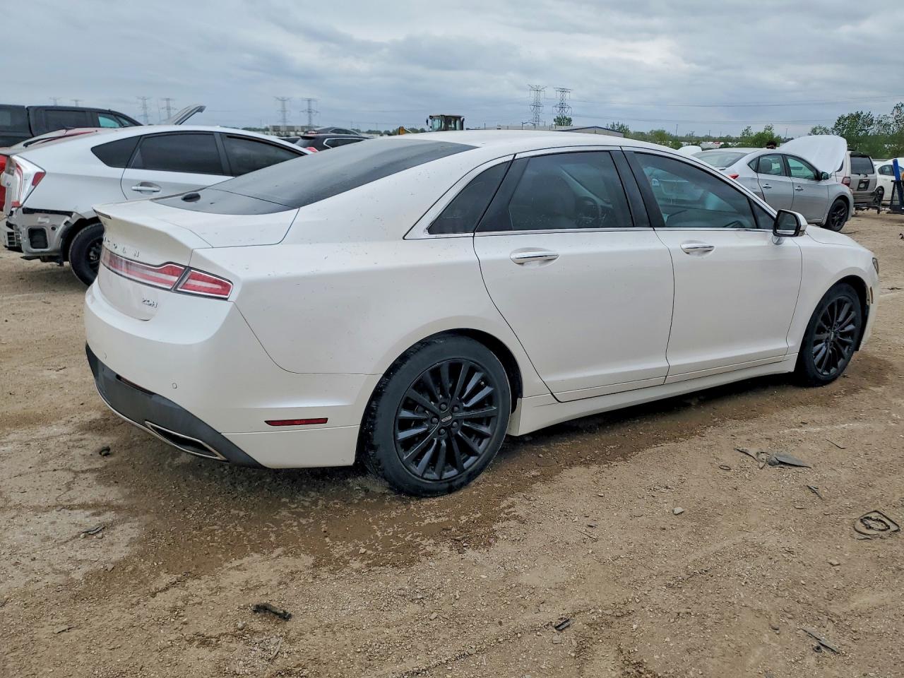 2017 Lincoln Mkz Hybrid Select White vin: 3LN6L5LU6HR627225