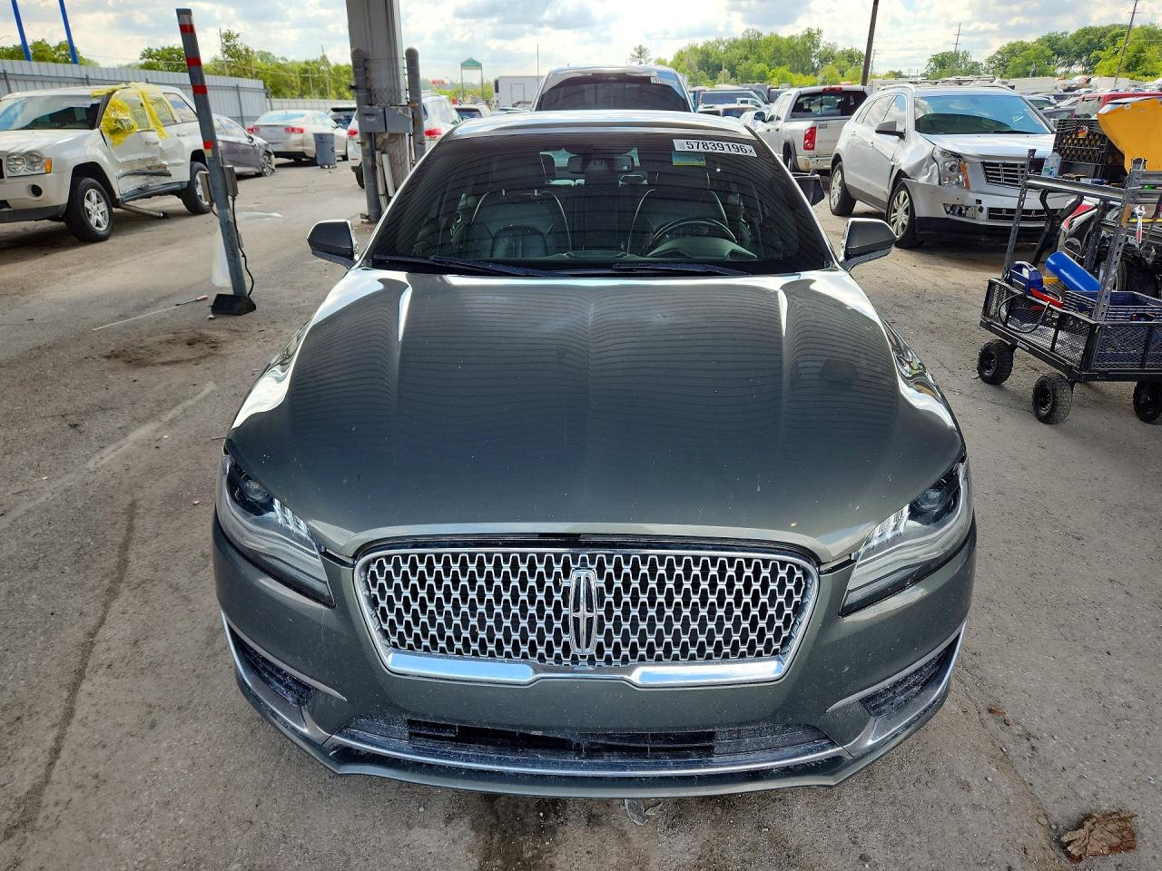 2017 Lincoln Mkz Hybrid Select Gray vin: 3LN6L5LU8HR659609
