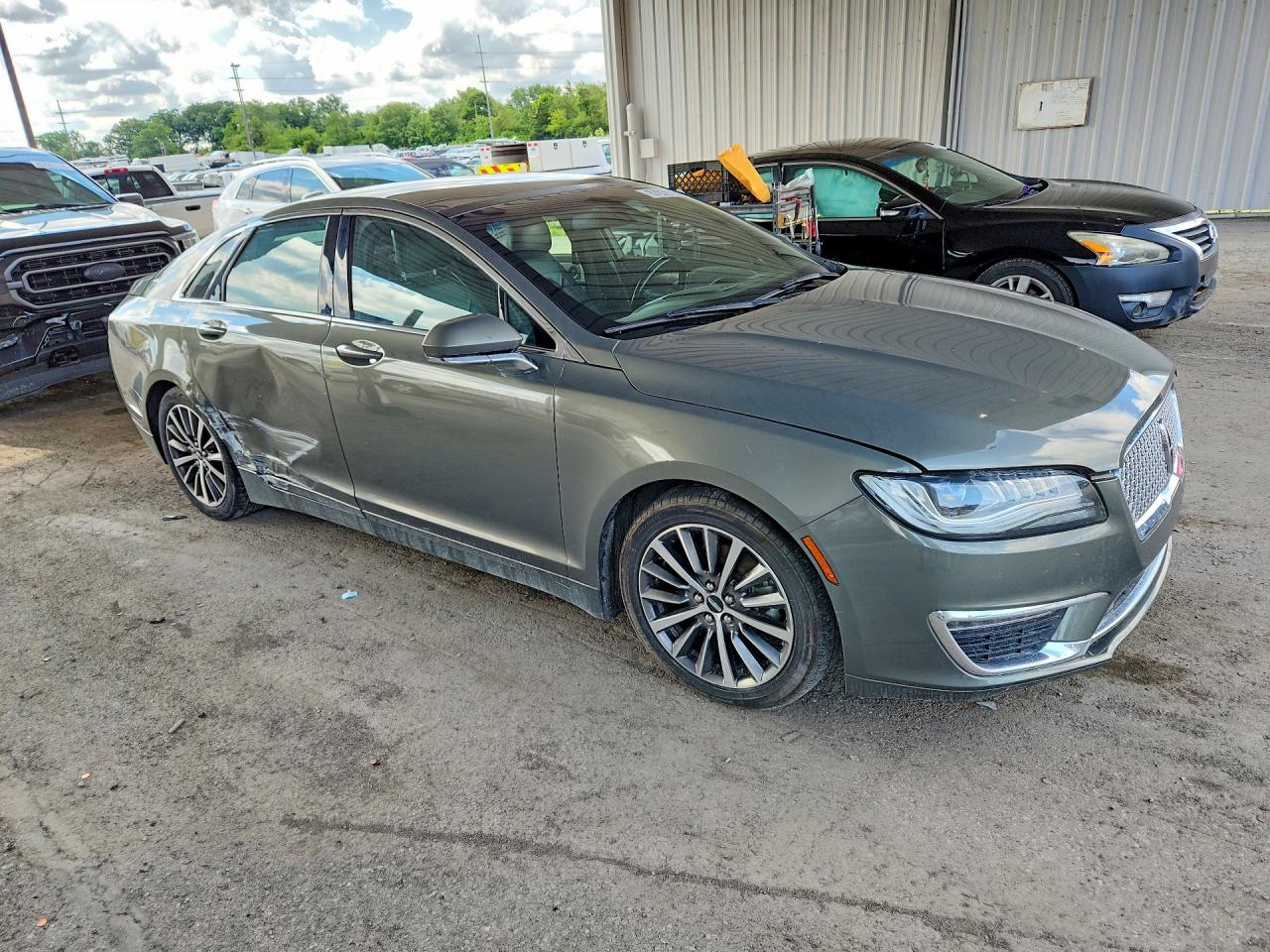 2017 Lincoln Mkz Hybrid Select Gray vin: 3LN6L5LU8HR659609