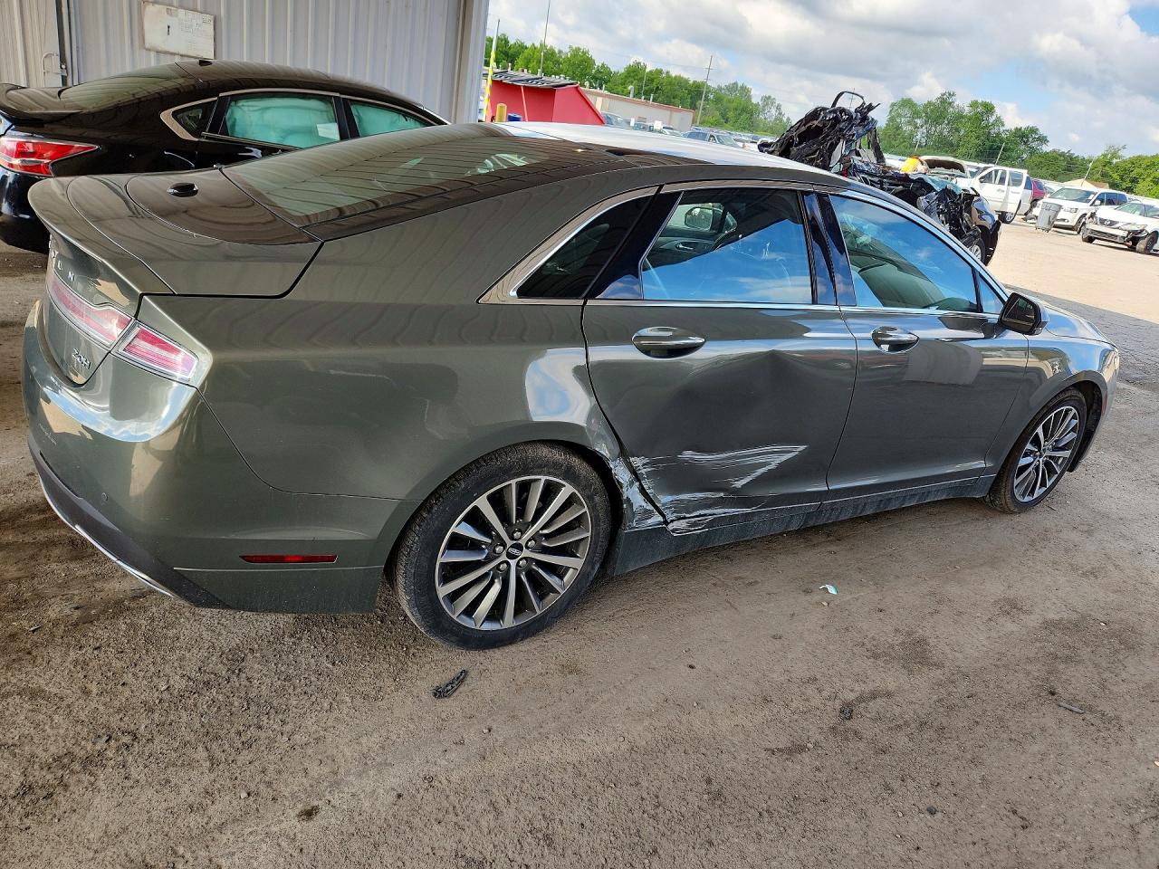 2017 Lincoln Mkz Hybrid Select Gray vin: 3LN6L5LU8HR659609